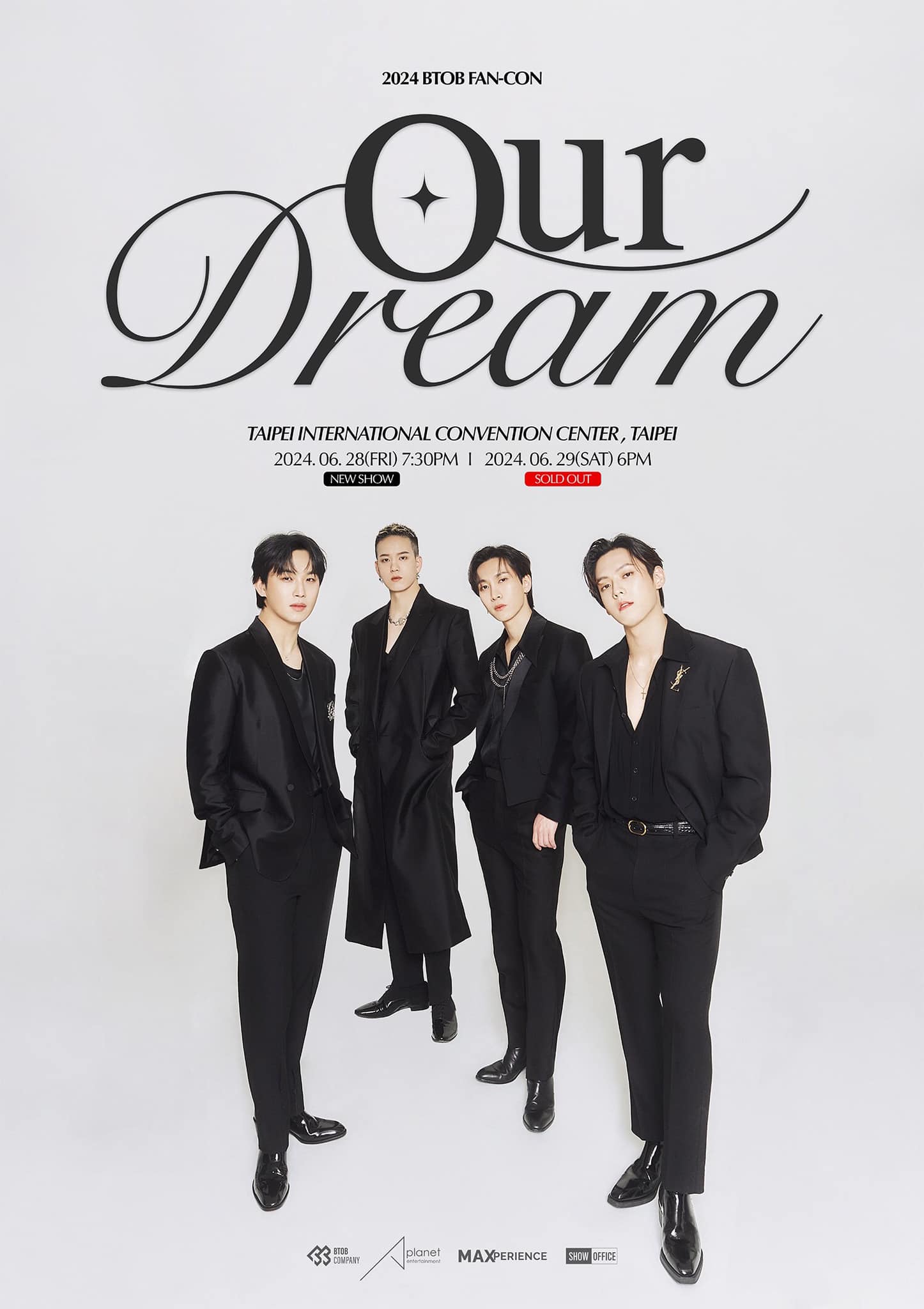 BTOB粉絲演唱會2024台北站｜FAN-CON [OUR DREAM] in TAIPEI｜台北國際