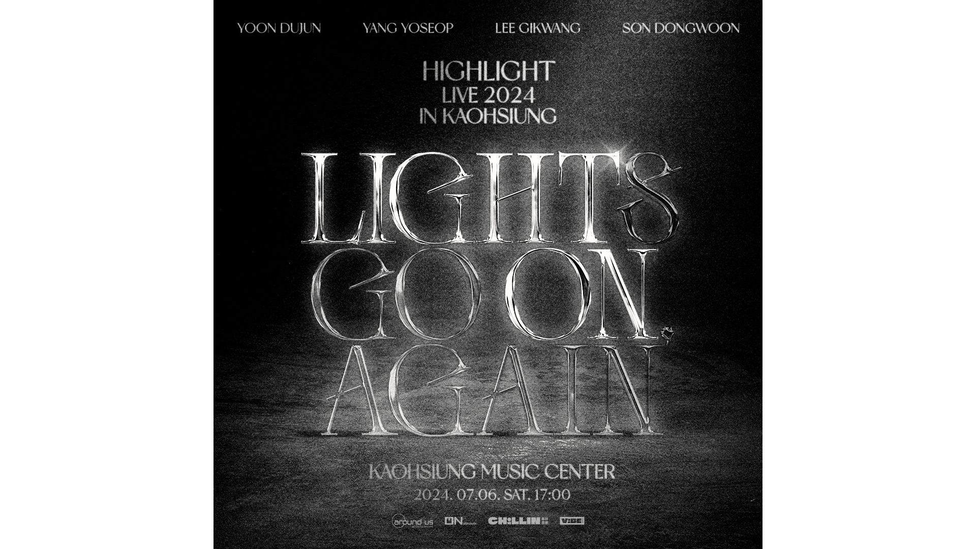 HIGHLIGHT高雄演唱會2024｜HIGHLIGHT LIVE 2024 [LIGHTS GO ON, AGAIN] ASIA TOUR IN KAOHSIUNG｜高雄流行音樂中心