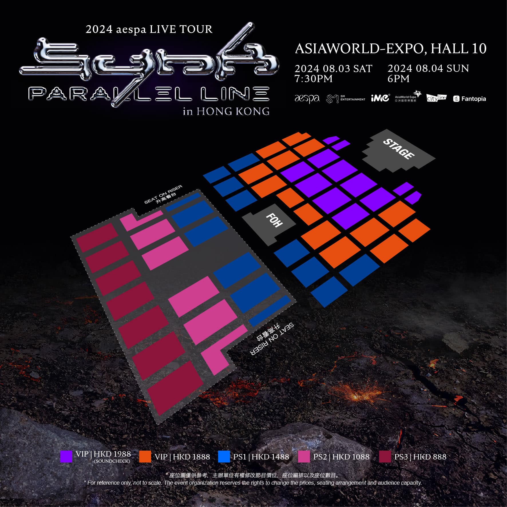 2024 aespa LIVE TOUR SYNK Parallel Line Hong Kong