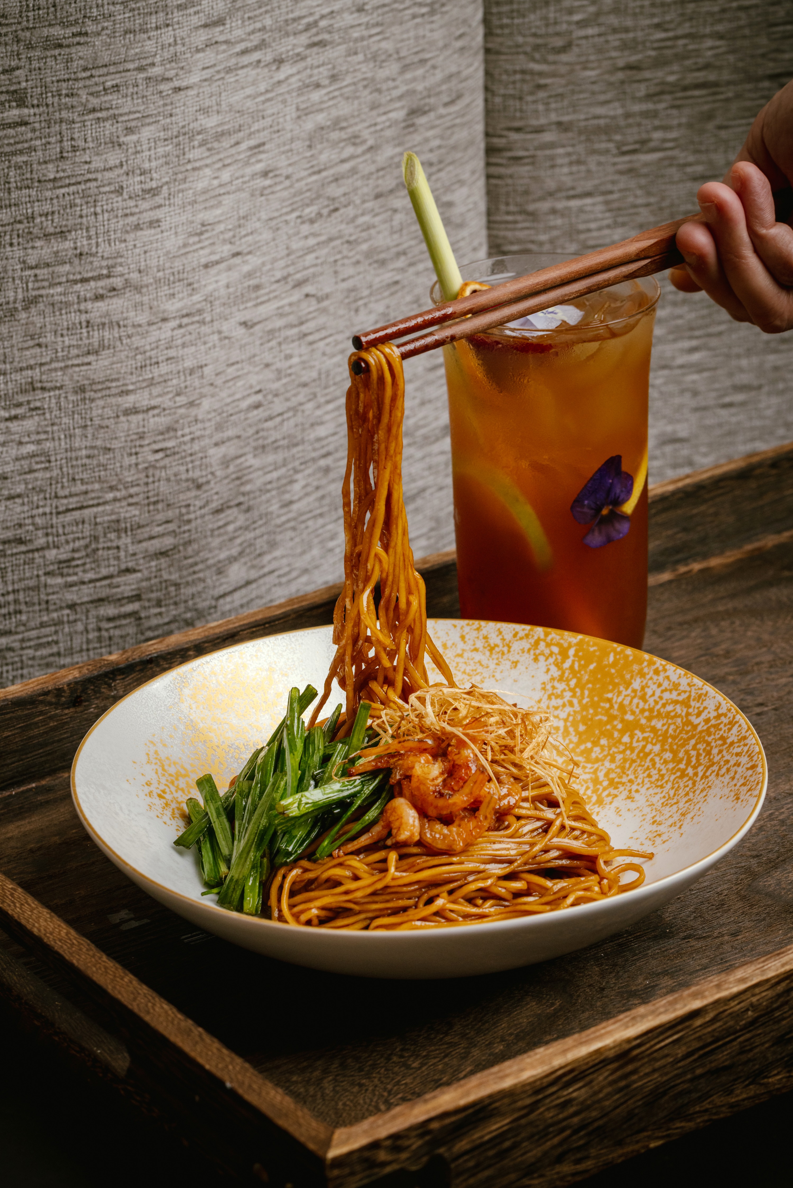 金鈎蔥油拌麵 Mix Noodle with Dried Shrimp and Scallion Oil