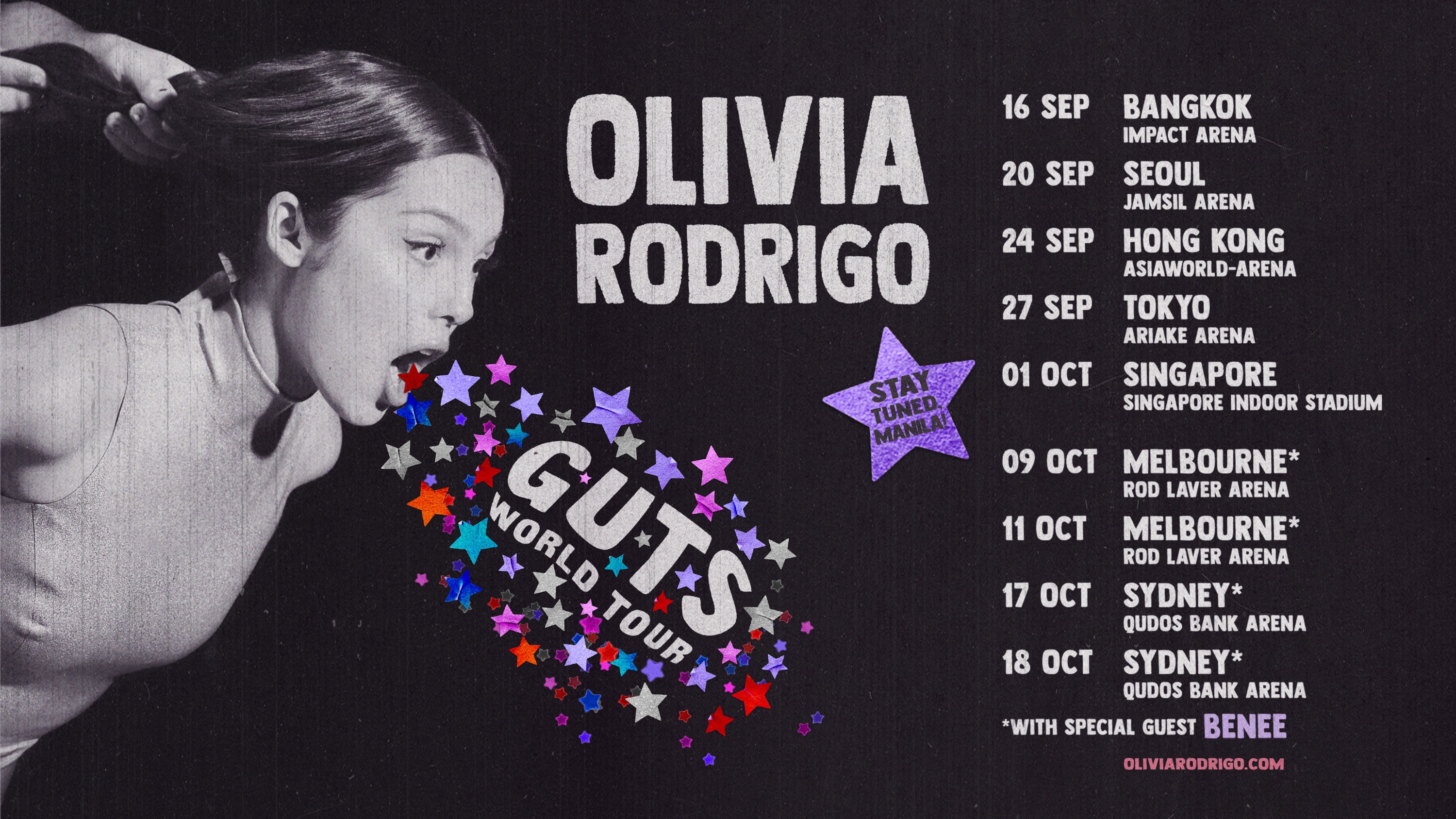 Olivia Rodrigo GUTS World Tour In Bangkok Concert Olivia Rodrigo GUTS World Tour In Bangkok Concert