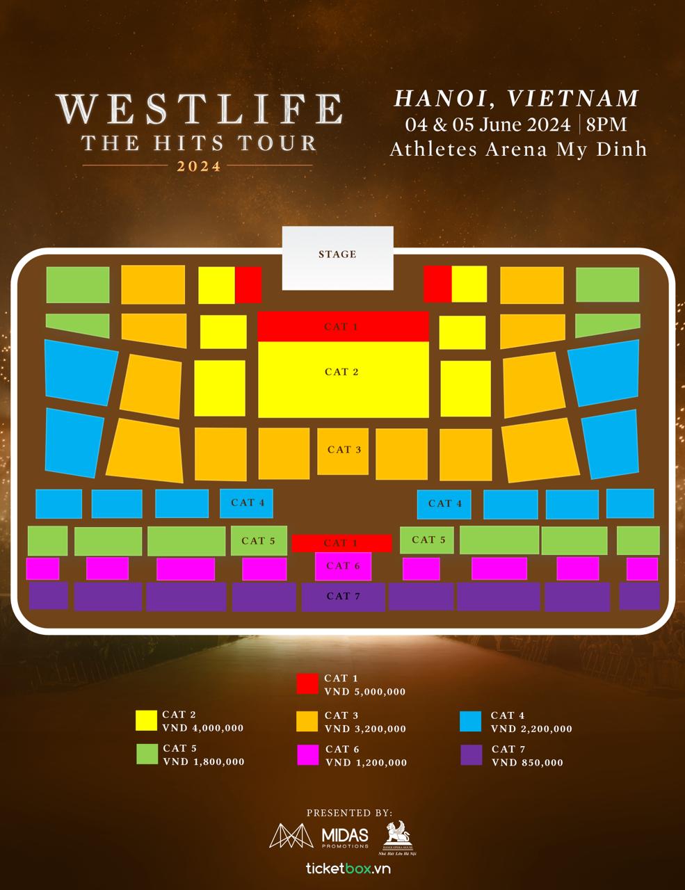 Westlife The Hits Tour 2024 - Live in Hanoi | Concert