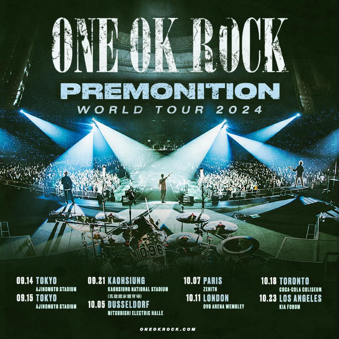 ONE OK ROCK 2024 PREMONITION WORLD TOUR IN KAOHSIUNG｜Concert