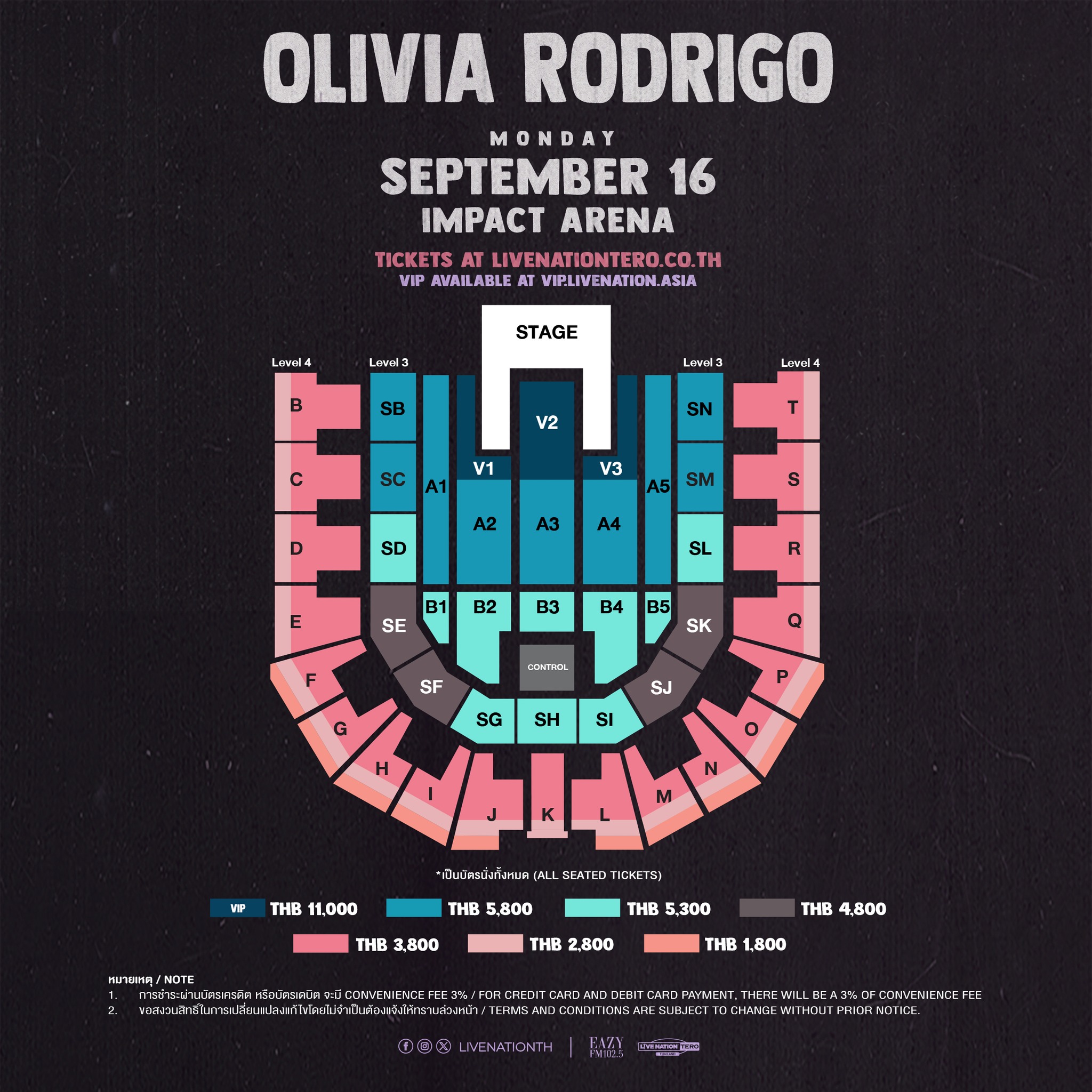Olivia Rodrigo GUTS World Tour in Bangkok｜Concert