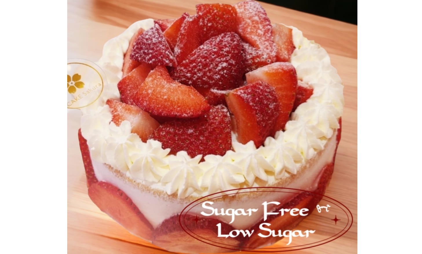 Cake Sakura丨Sugar-free handmade cake丨Pick up at Cheung Sha Wan or delivery to HK, KL, NT