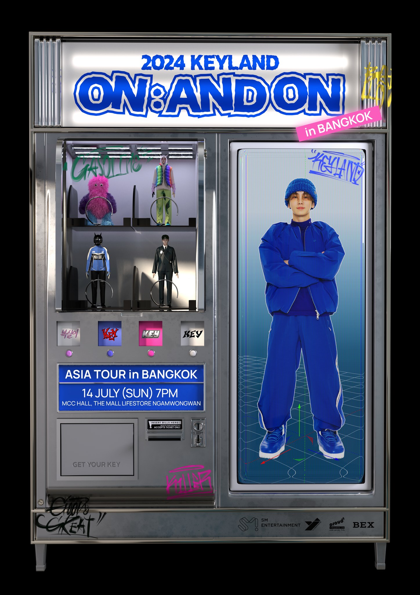品質は非常に良い KEYLAND 2024 ON HALL BANGKOK｜MCC IN TOUR ASIA ON AND : K-POP・アジア