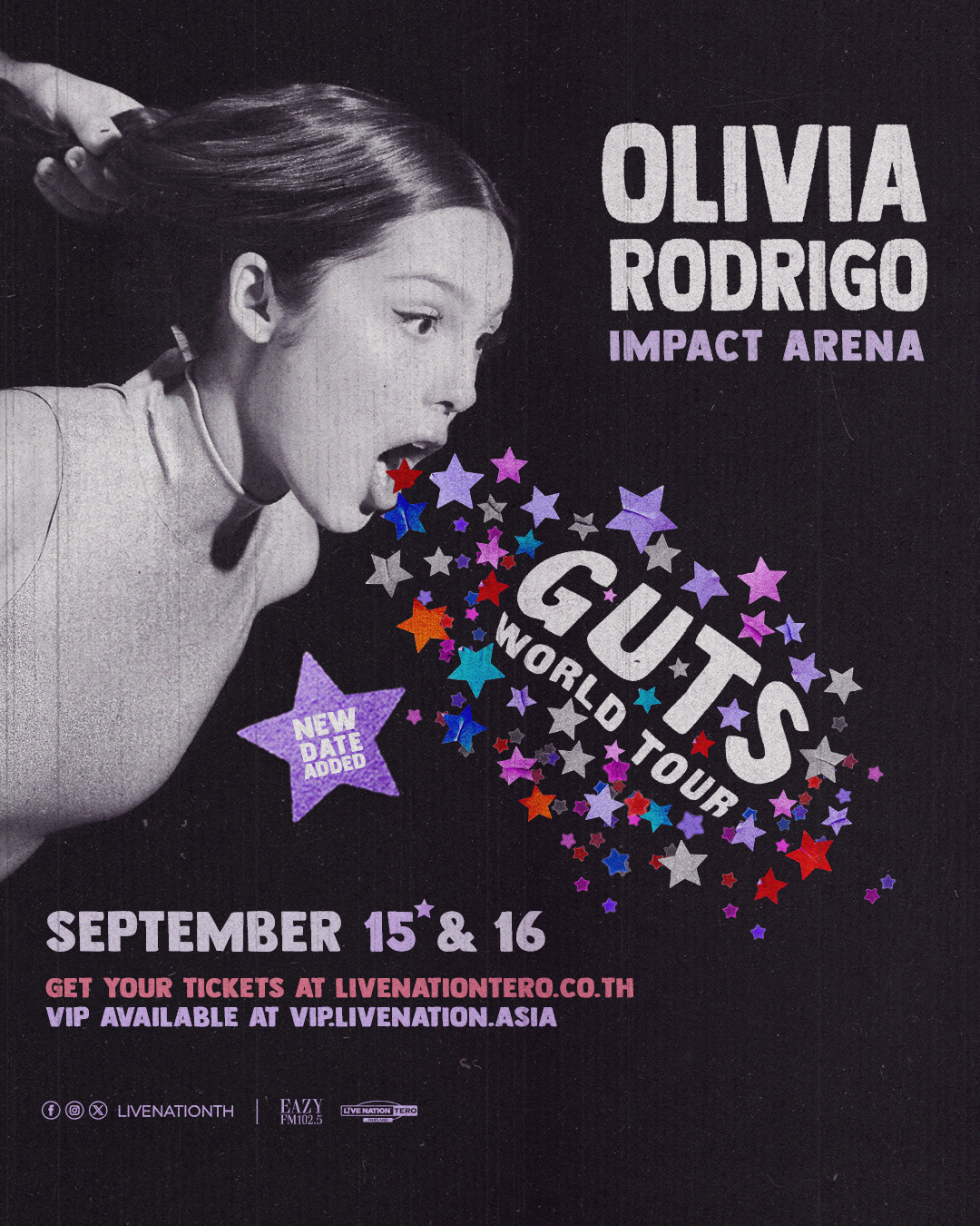 Second Show Added for Olivia Rodrigo GUTS World Tour in Bangkok