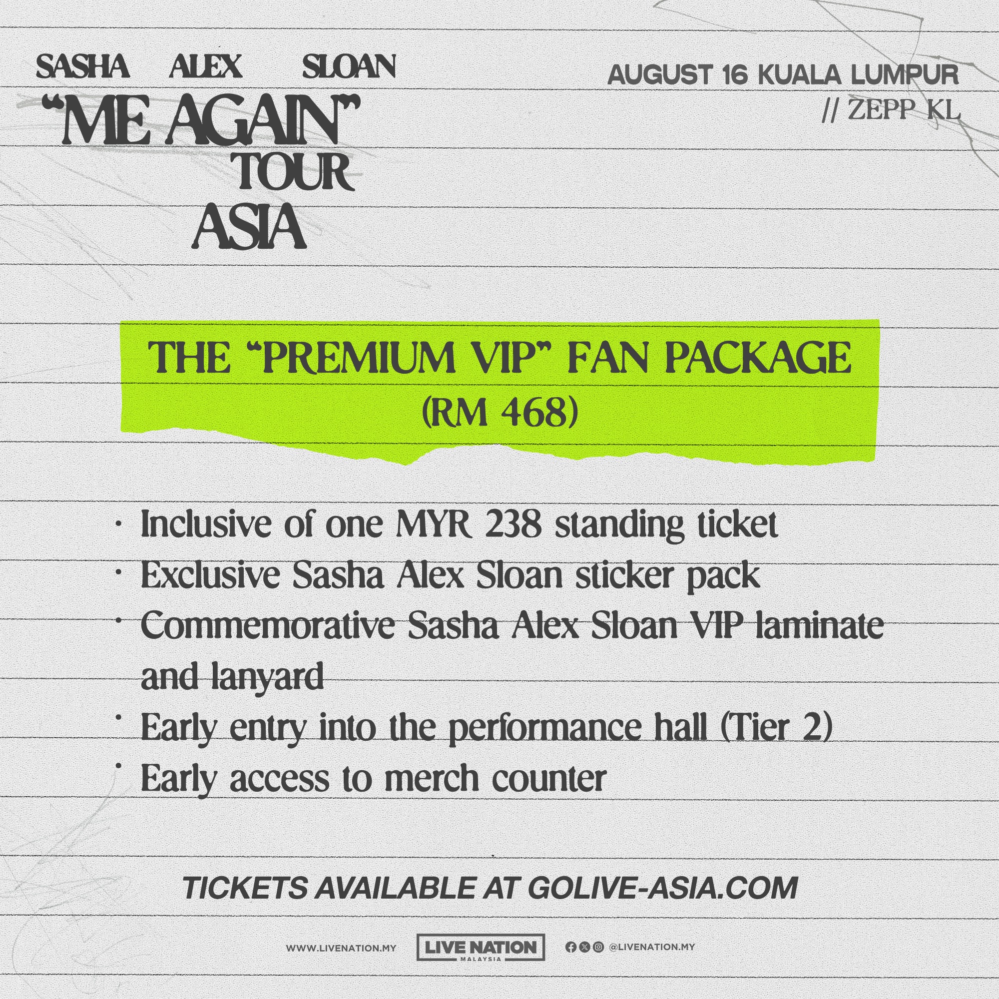THE "PREMIUM VIP" FAN PACKAGE (RM 468)