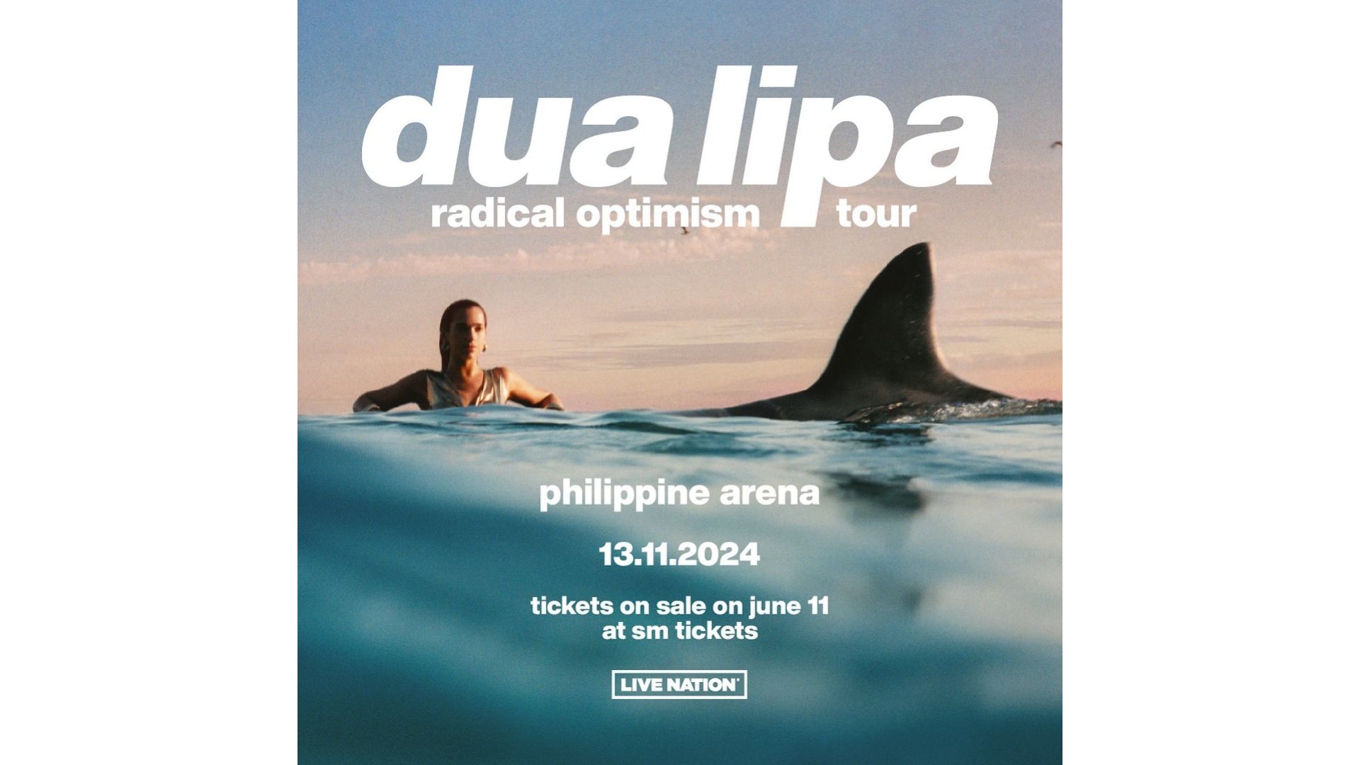 Dua Lipa演唱會2024馬尼拉站｜Dua Lipa - Radical Optimism Tour in Manila｜菲律賓體育館 Philippine Arena