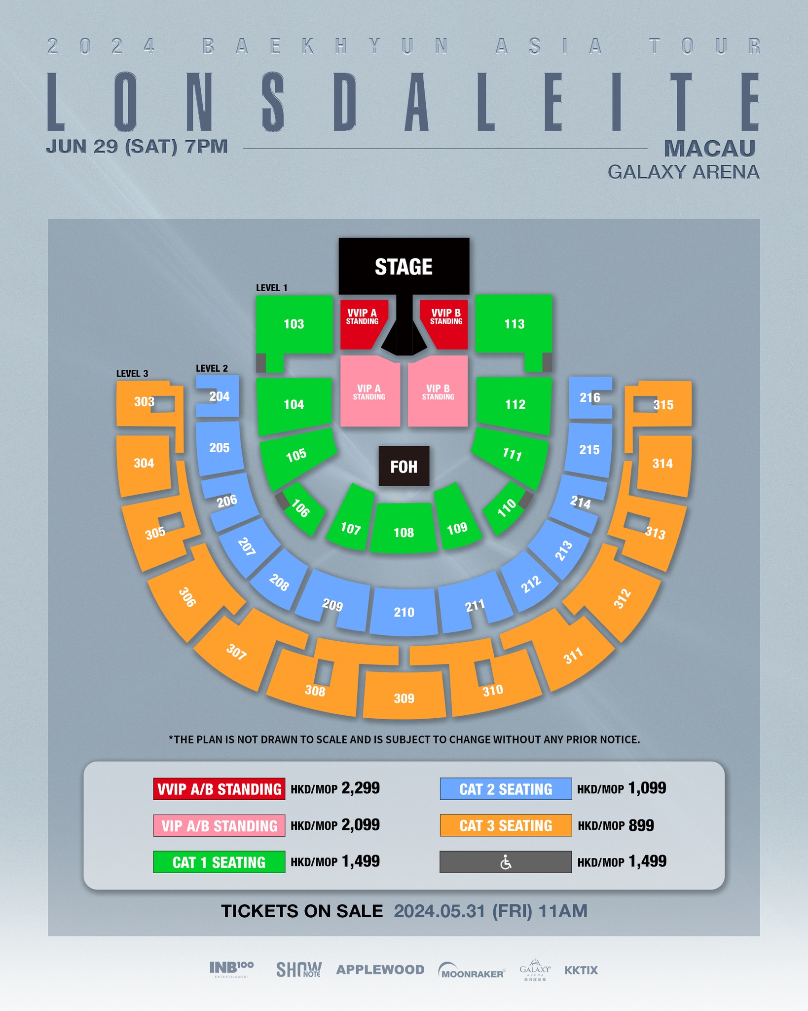 2024 BAEKHYUN ASIA TOUR [Lonsdaleite] IN MACAU Concert