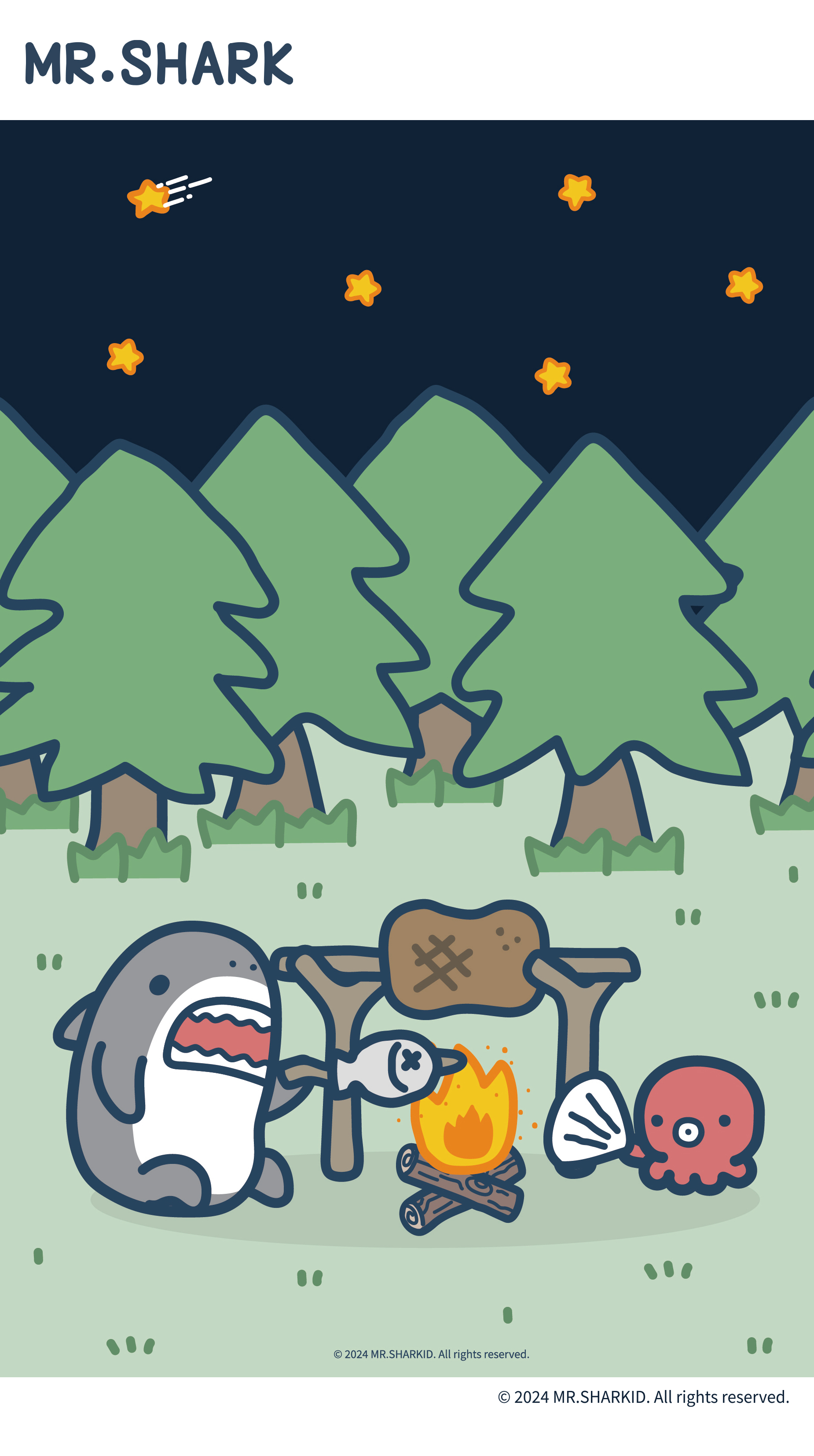 《鯊魚先生-CAMPING FESTIVAL》快閃店四大打卡點-鯊魚先生烤肉中