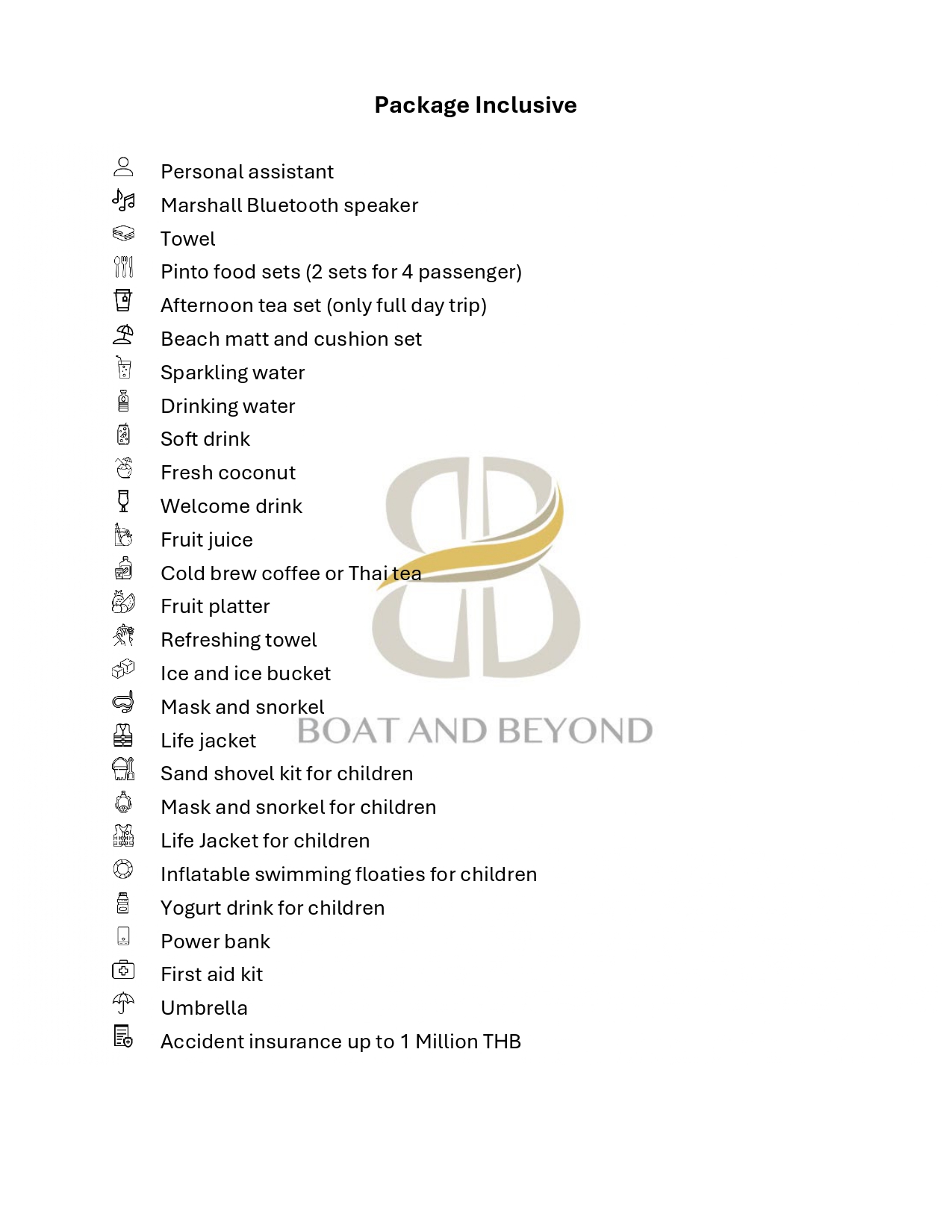 Click here for Inclusive options