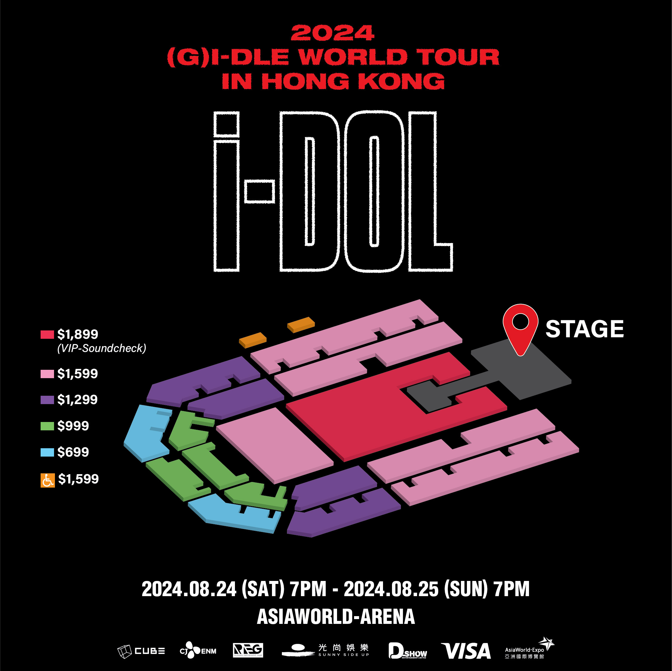 2024 (G)IDLE WORLD TOUR [iDOL] IN HONG KONG Show Added