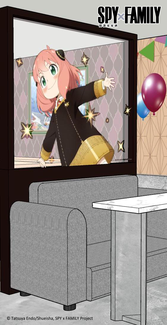 西門盯SPYxFAMILY間諜家家酒快閃店打卡點-安妮雅閃亮亮