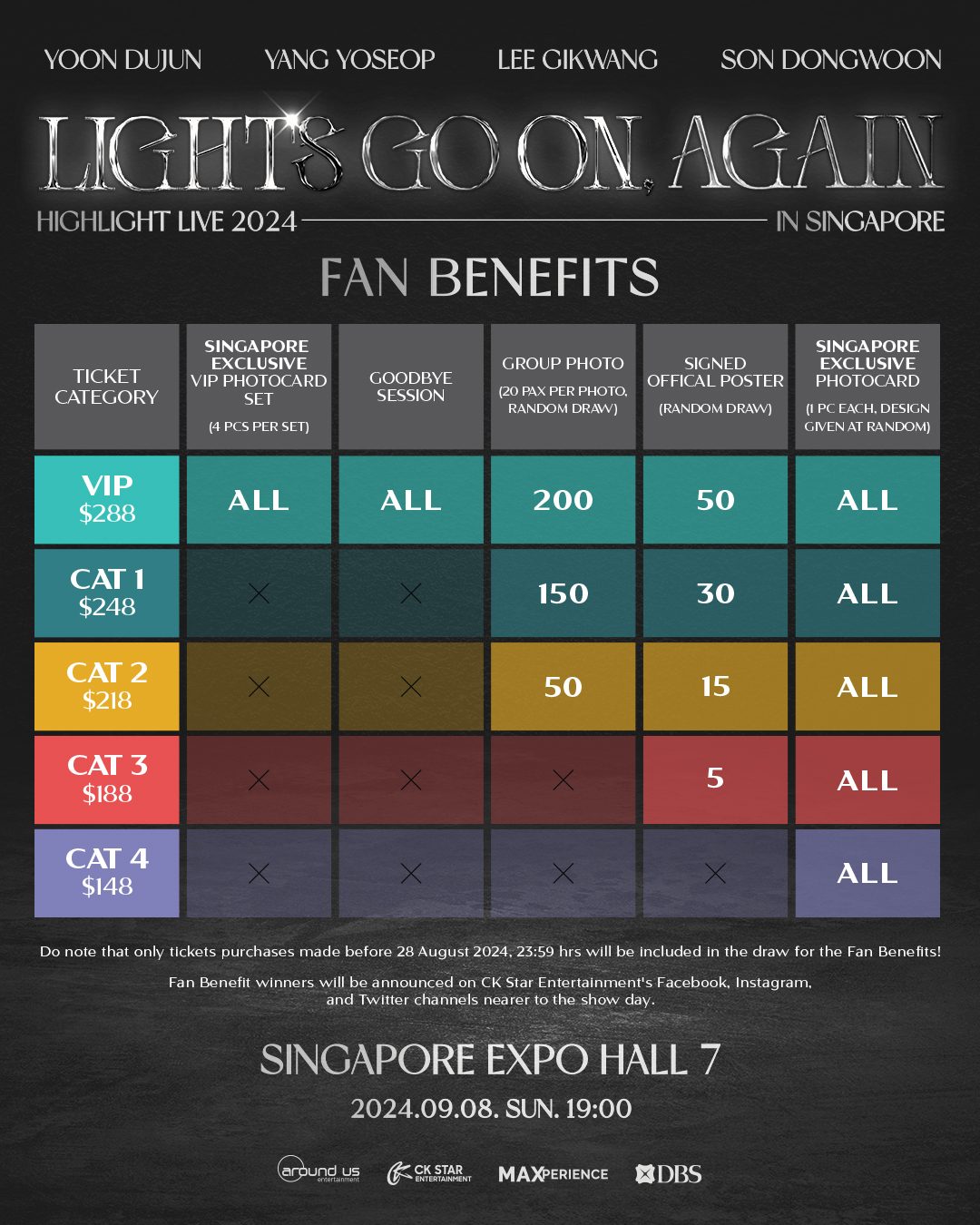 2024 highlight SG concert fan benefits