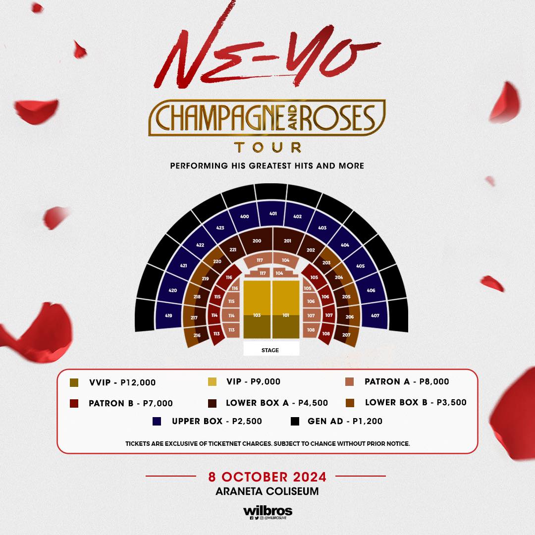 NEYO Champagne and Roses Tour Live in Manila 2024｜Concert