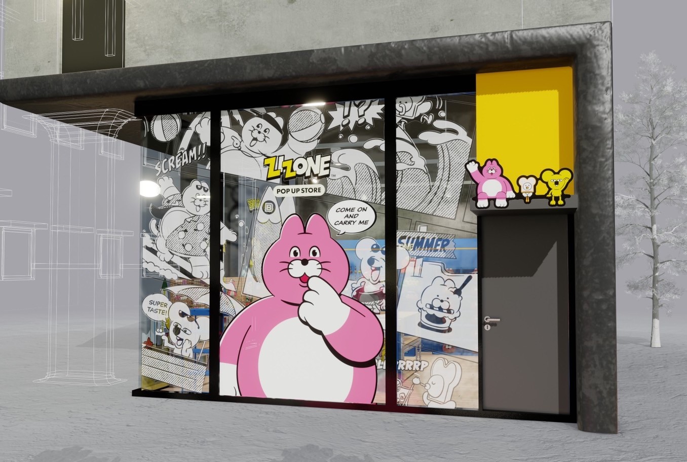 ZIZONE「夏日假期」台北期間限定店打卡點
