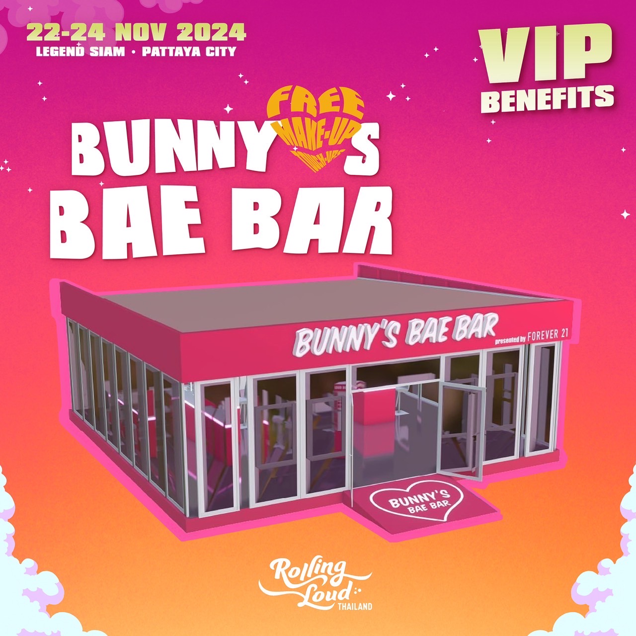 Rolling Loud Thai 2024 VIP福利 - Bunny's Bae Bar