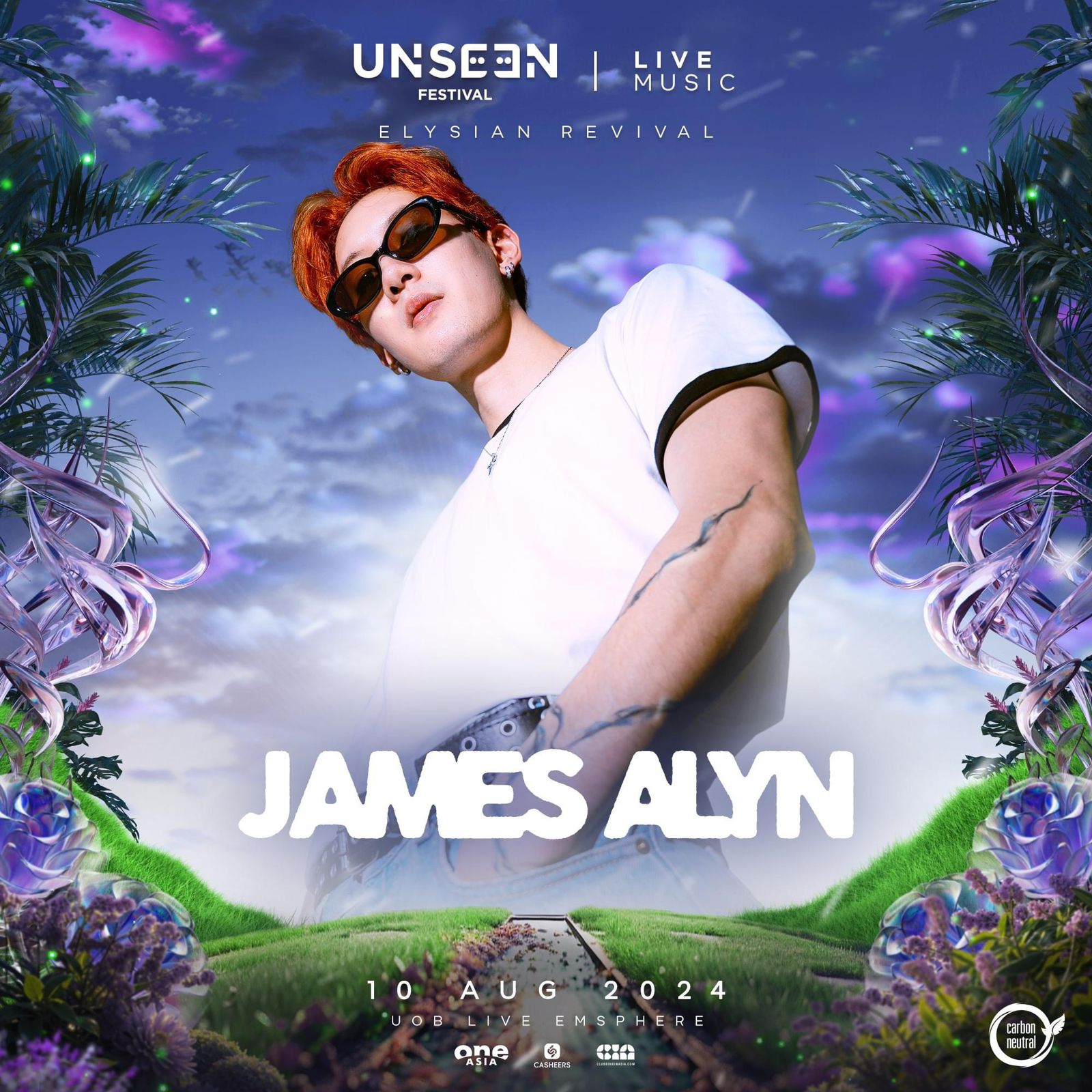 UNSEEN FESTIVAL THAILAND 2024 International Live Music Festival Line-up - James Alyn