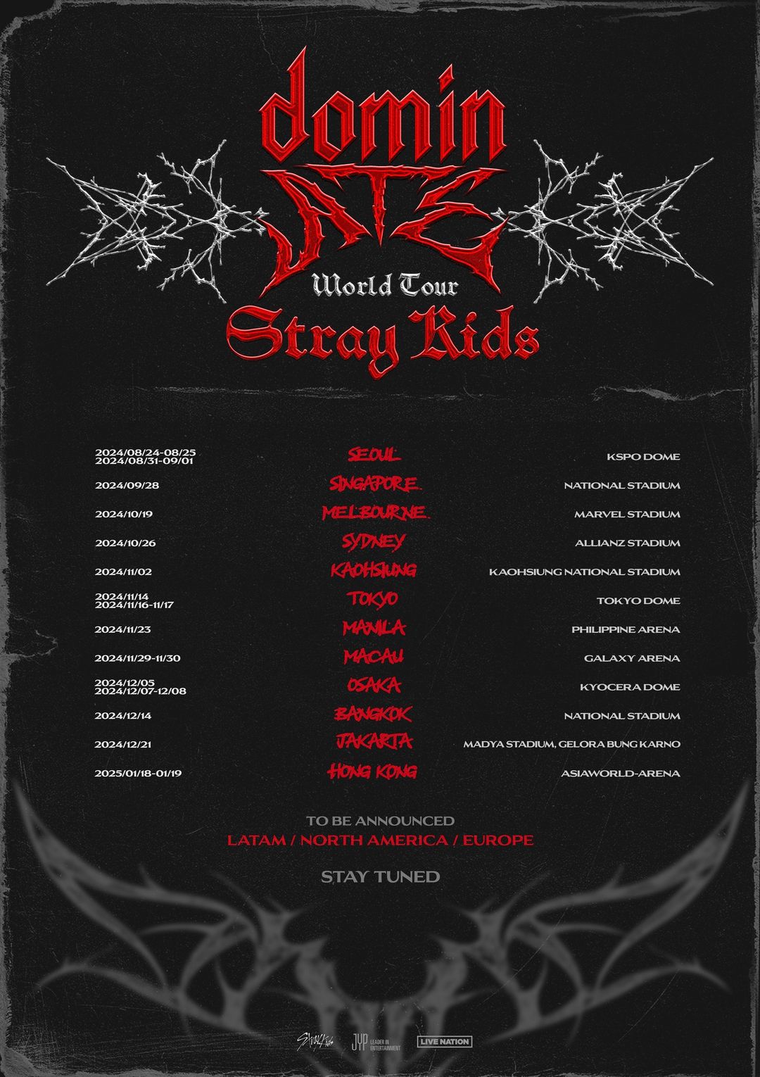 Stray Kids Concert World Tour in Jakarta 2024