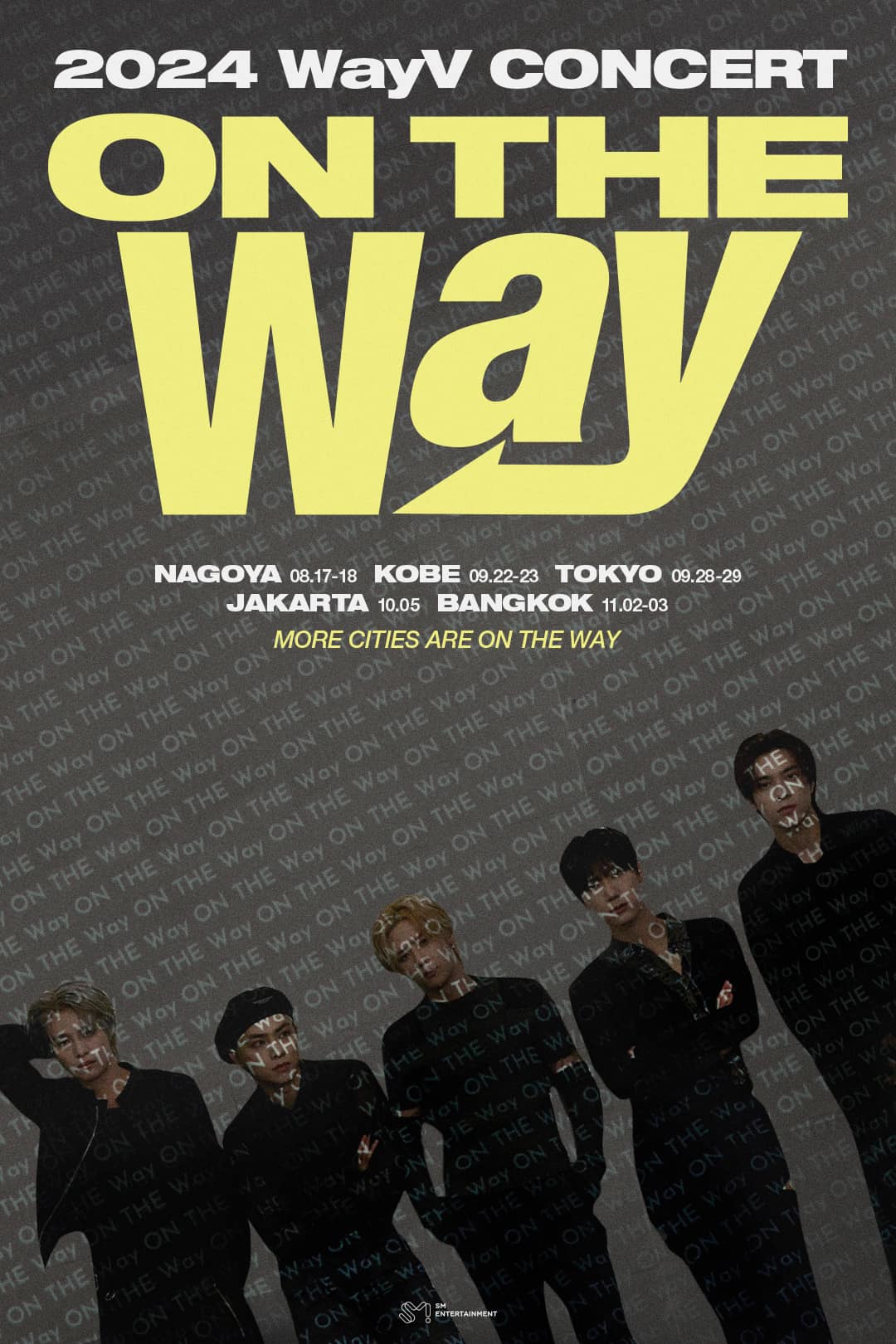 WayV最新巡回演唱会“2024 WayV CONCERT [ON THE Way]” 东京站将于9月28日-29日连开两场！