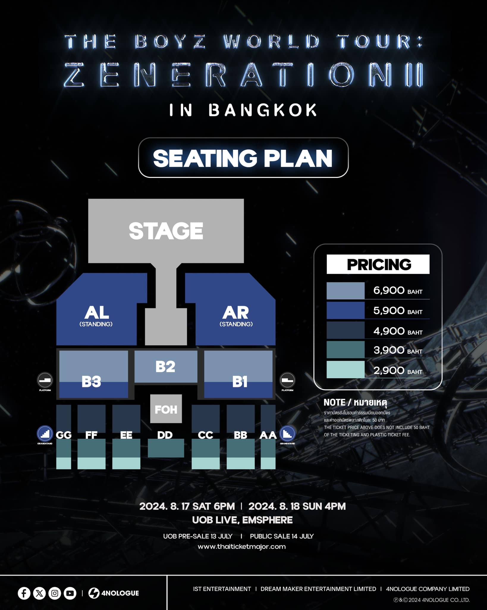 THE BOYZ WORLD TOUR ZENERATION Ⅱ in BANGKOK 2024 Concert