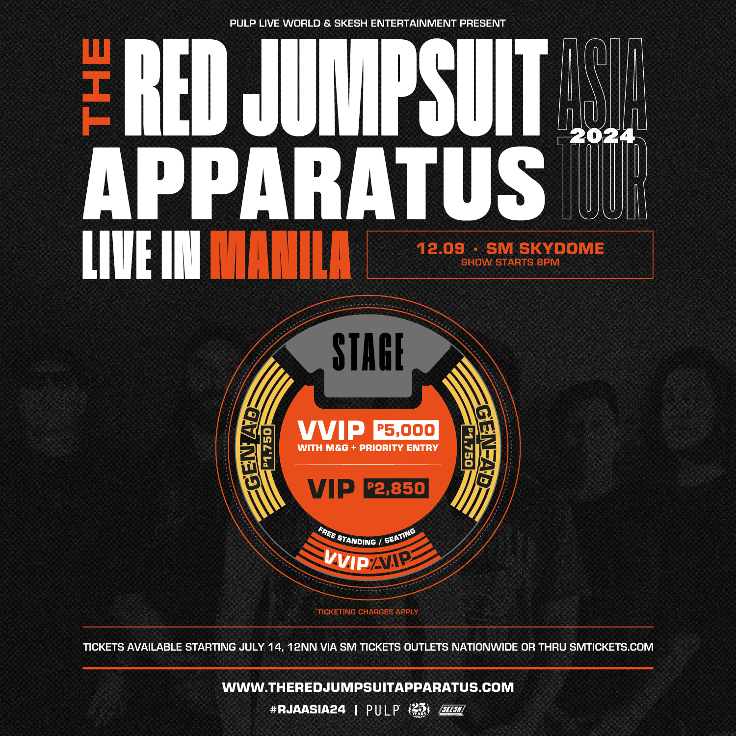 THE RED JUMPSUIT APPARATUS ASIA TOUR 2024 LIVE IN MANILA