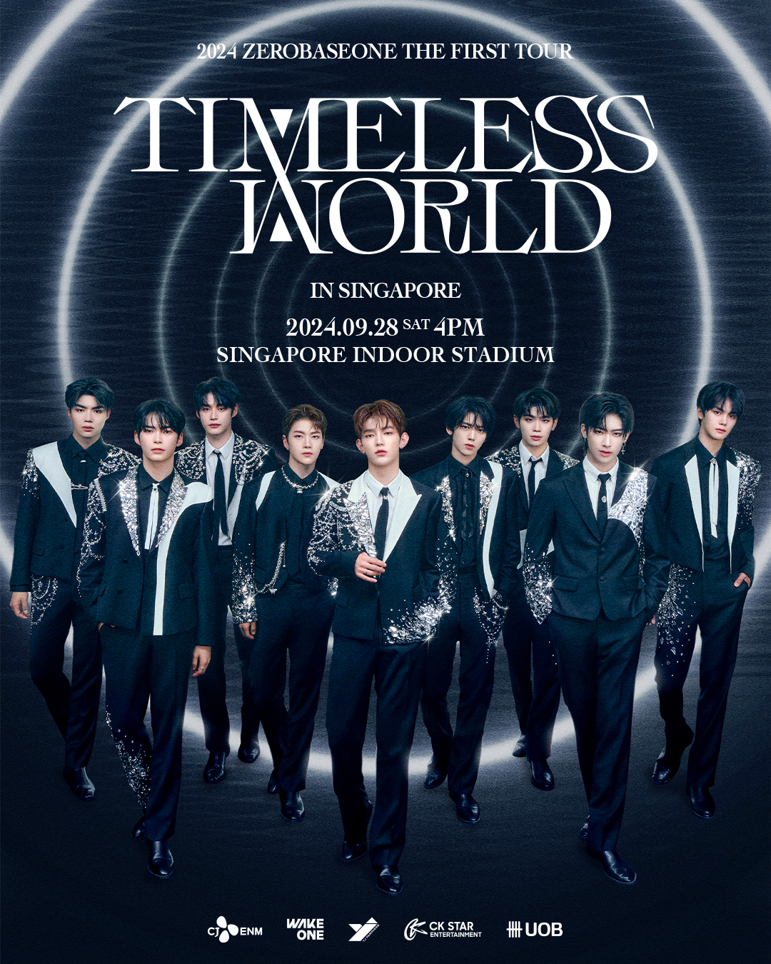 人氣韓團ZEROBASEONE（ZB1）首個世界巡迴演唱會新加坡站 "2024 ZEROBASEONE THE FIRST TOUR IN SINGAPORE"將於2024年9月28日舉辦