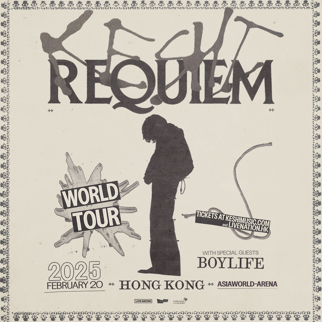 Keshi 宣布全新世界巡演REQUIEM TOUR！ 2025年2月再度袭港