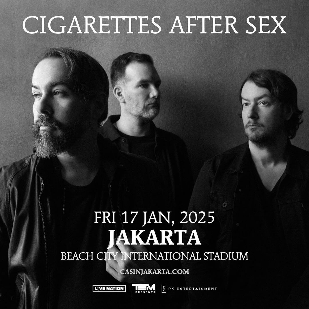 Cigarettes After Sex Concert 2025 X s World Tour in Jakarta 