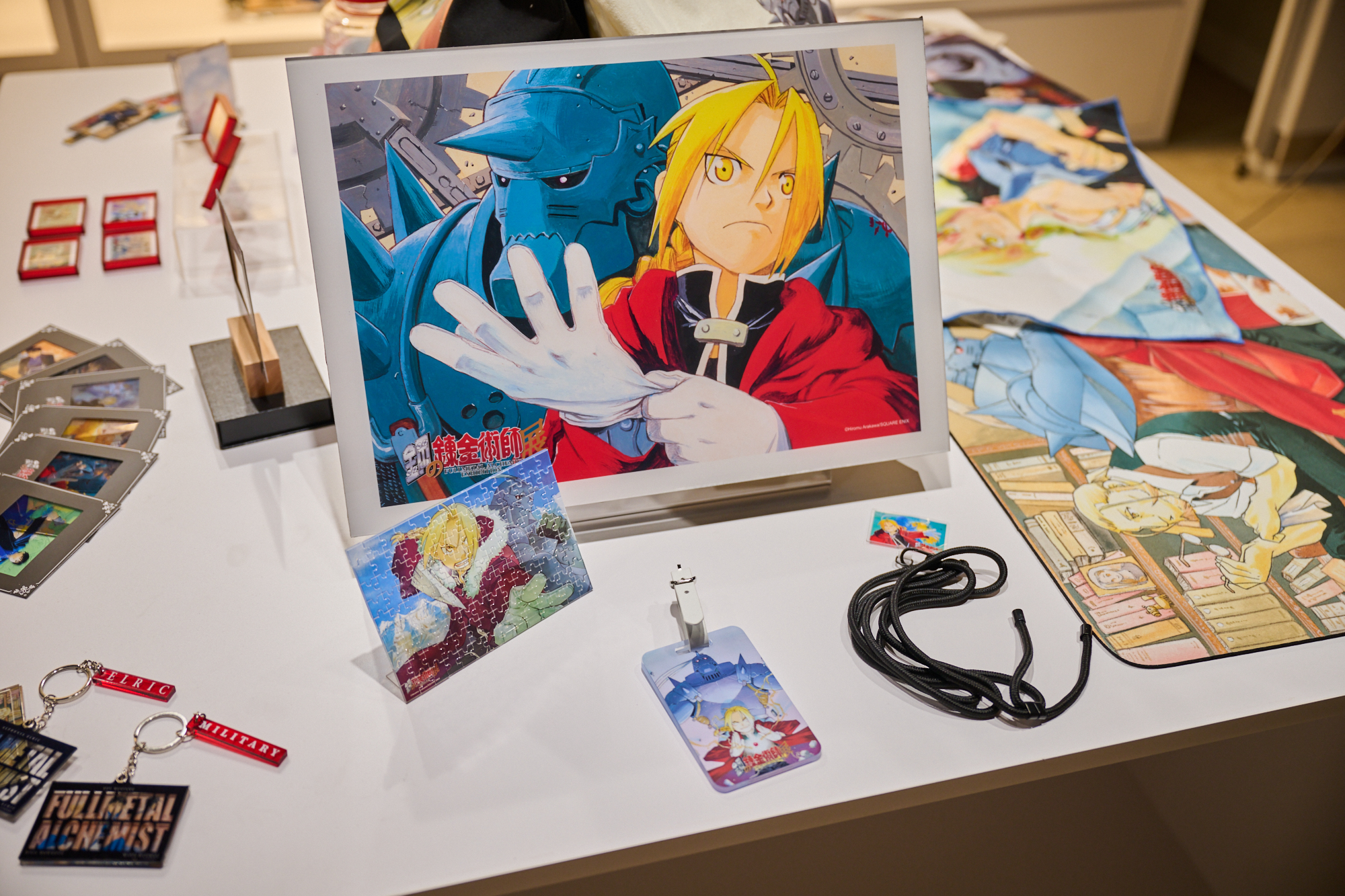 Gathering the most diverse collection of "Fullmetal Alchemist" limited goods at once, an exclusive must-have collection