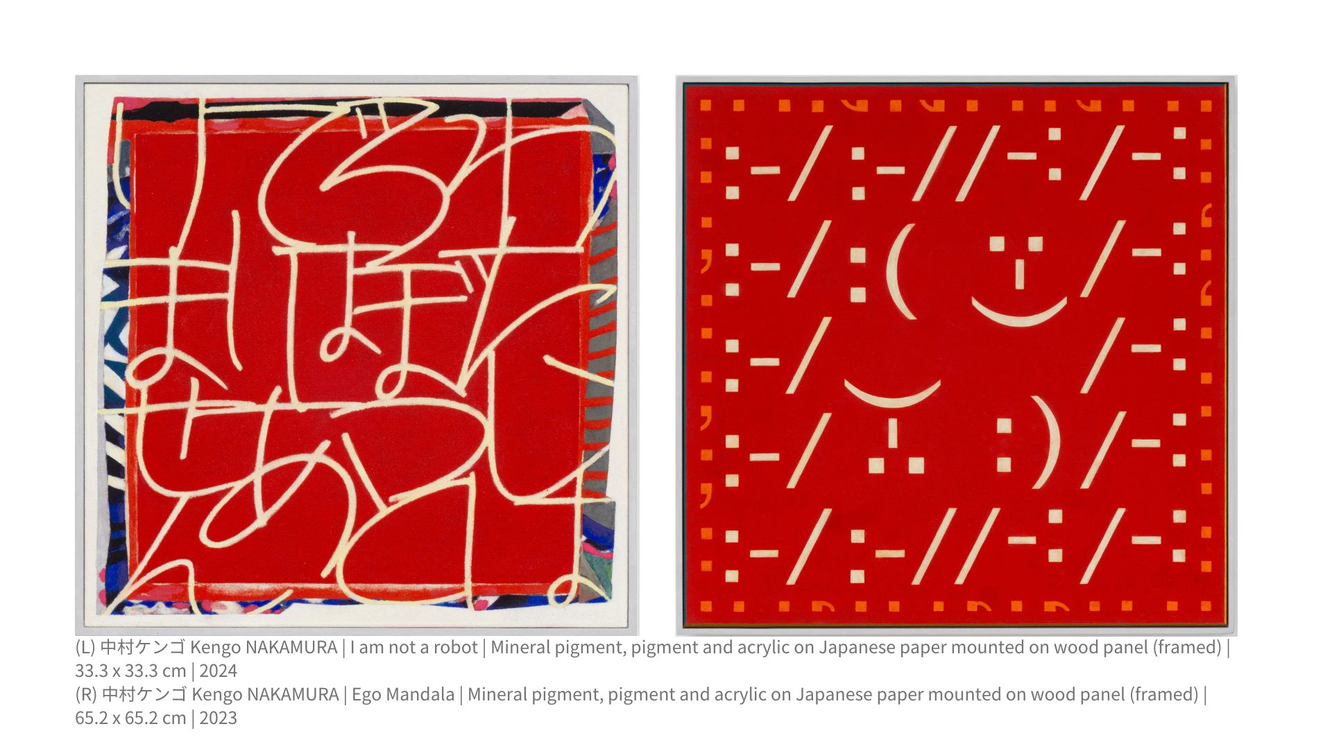 Kengo NAKAMURA, rooted in traditional painting techniques, integrates POP cultural symbols and Western artistic concepts, creatively redefining the relationship between Japanese cultural history and modern painting