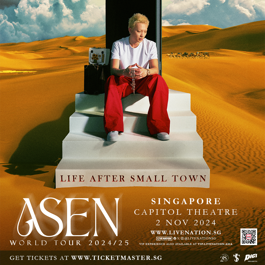 Chinese rap sensation 艾志恒 Asen will be performing in Singapore for the first time ever for his Life After Samll Town World Tour 2024/25 in Singapore!