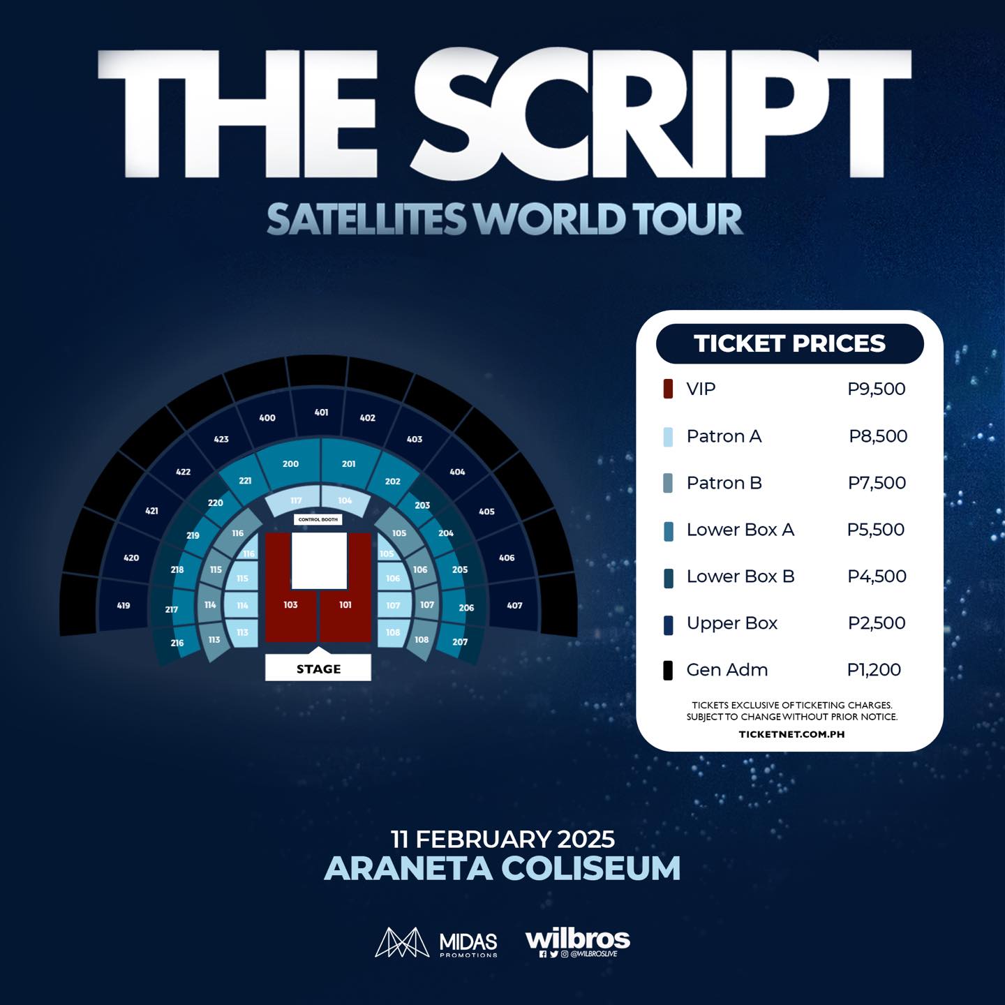 The Script Satellites World Tour in Manila 2025｜Concert