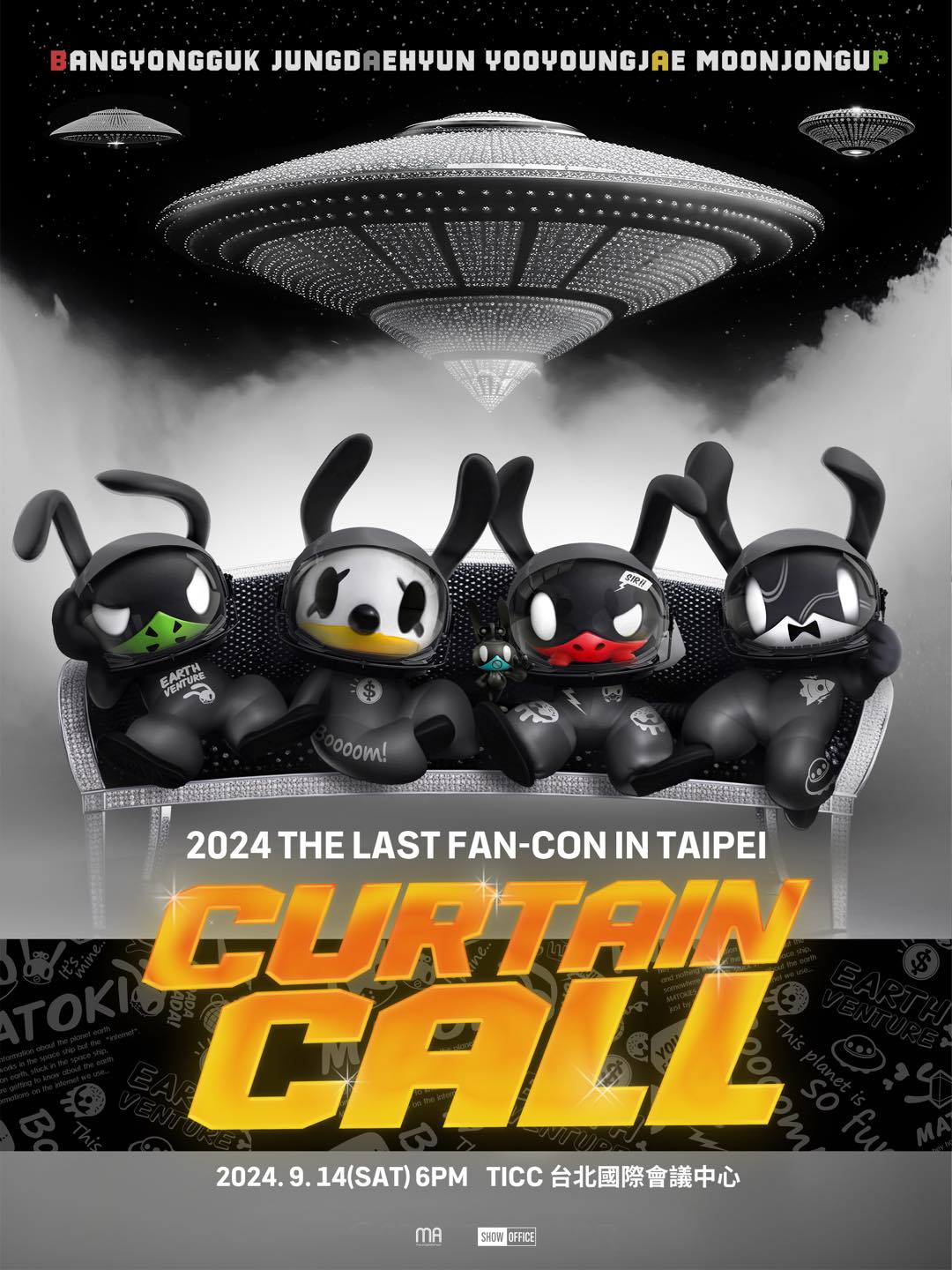 由組合B.A.P出身的方容國、鄭大賢、劉永才及文鐘業所組成的小分隊即將回歸，同時還驚喜宣布將展開《2024 THE LAST FAN-CON [CURTAIN CALL]》亞洲巡迴演唱會，其中台北站將在9月14日舉辦！