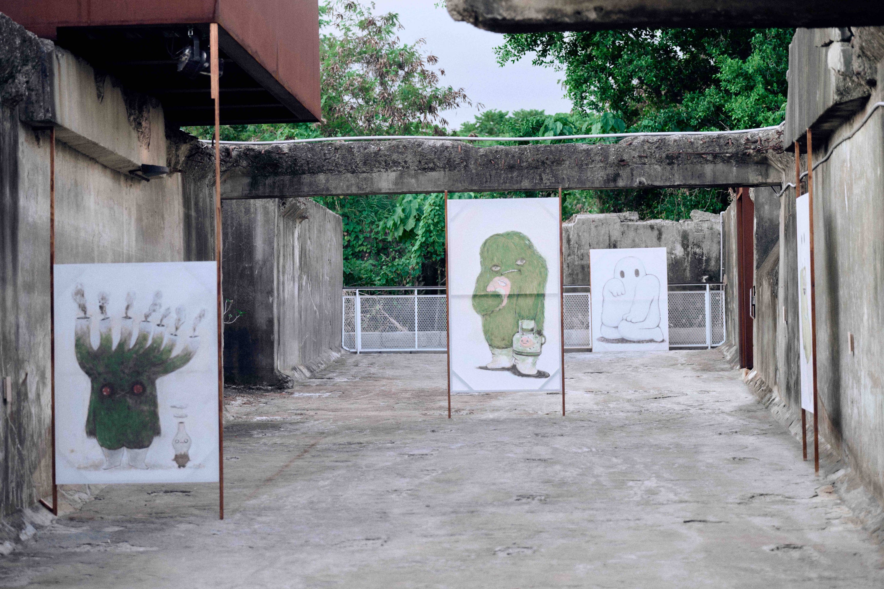 阿咧特展「入坑夜間美術館」展出2024全新首度曝光的大件水墨作