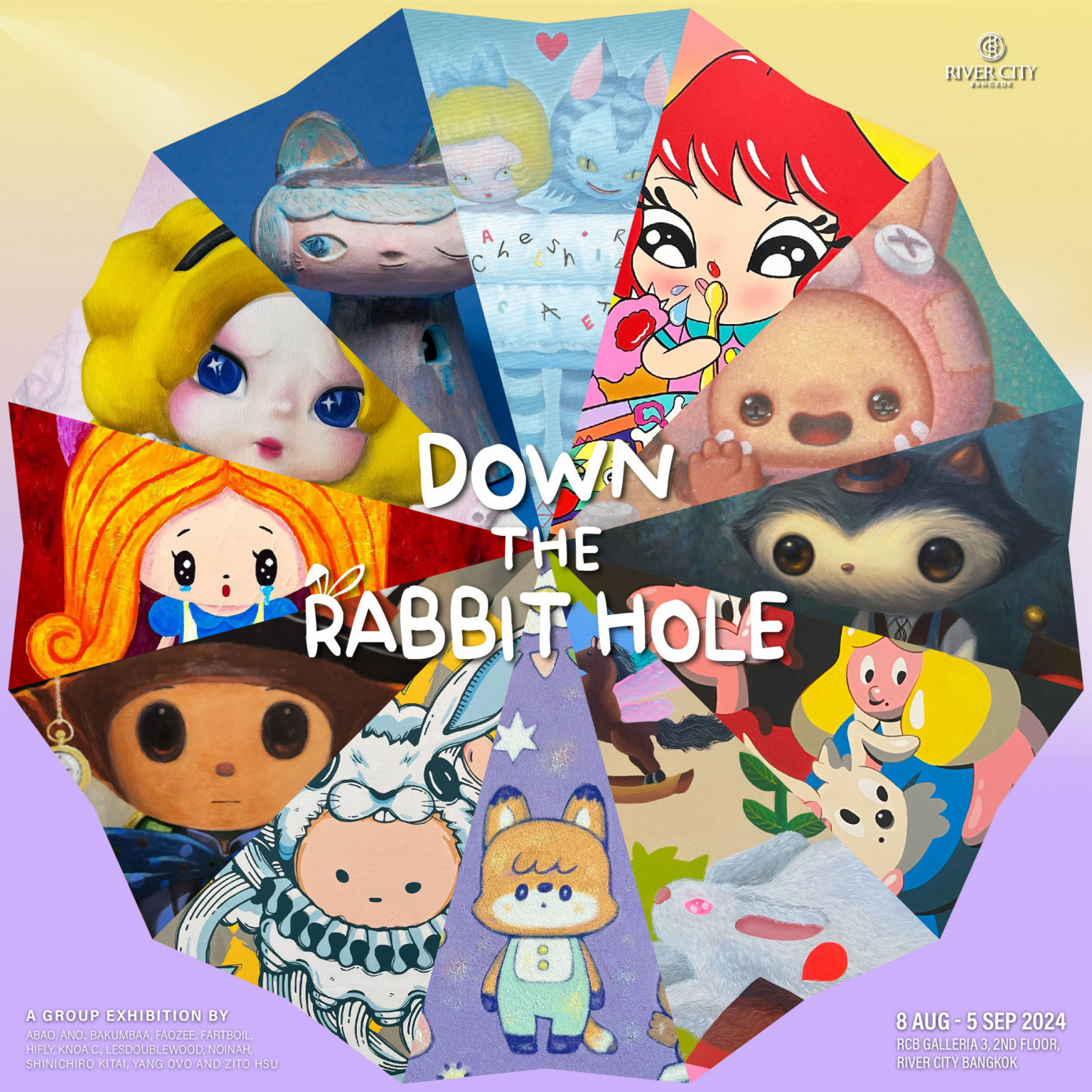 From one of the world’s most beloved classic novels comes a stunning art exhibition, “Down the Rabbit Hole” exhibition is bringing together the talents of 12 artists from 5 different countries.