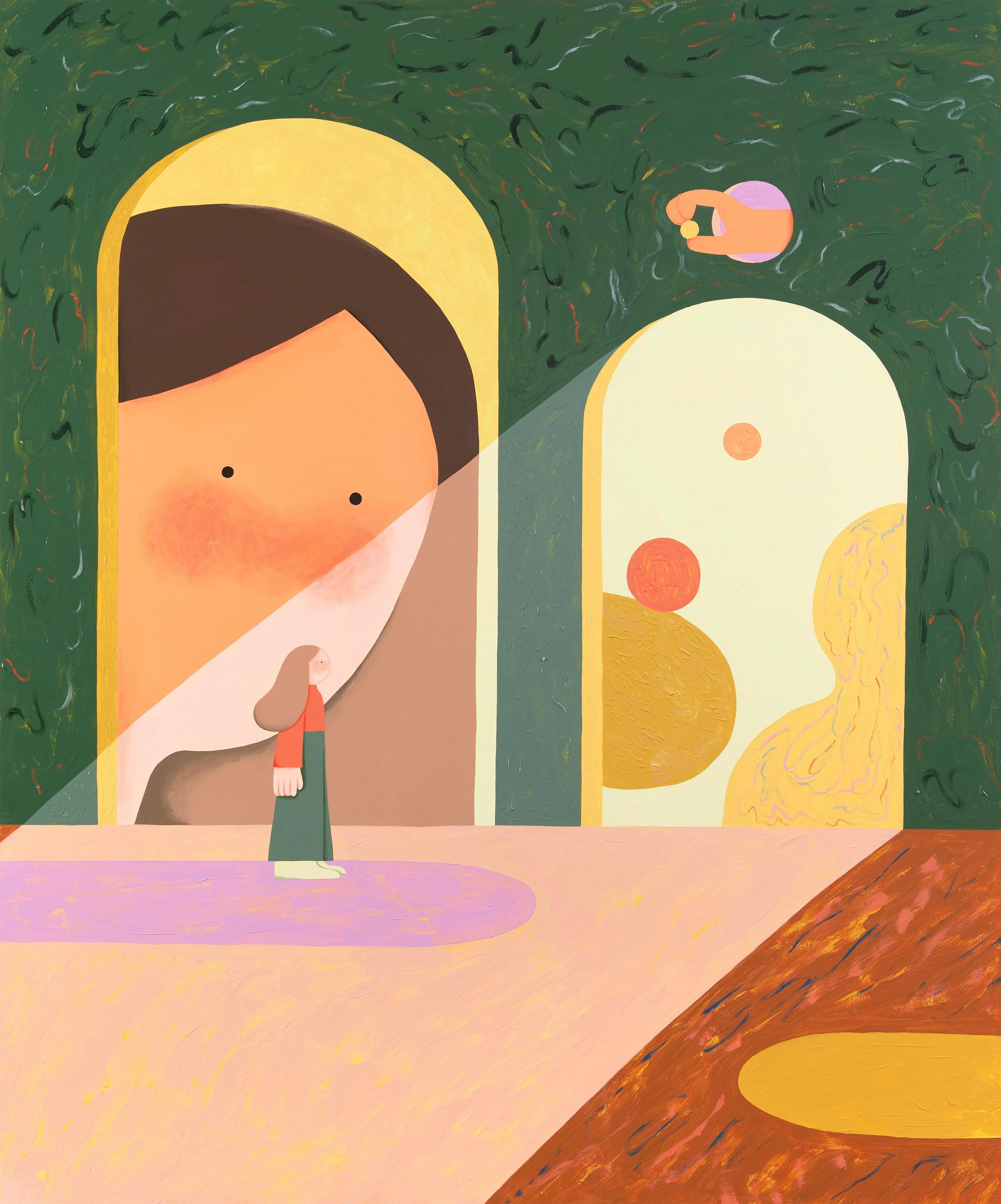 In this exhibition, Chubbynida invites viewers on a journey to explore the ‘quicksand of life’