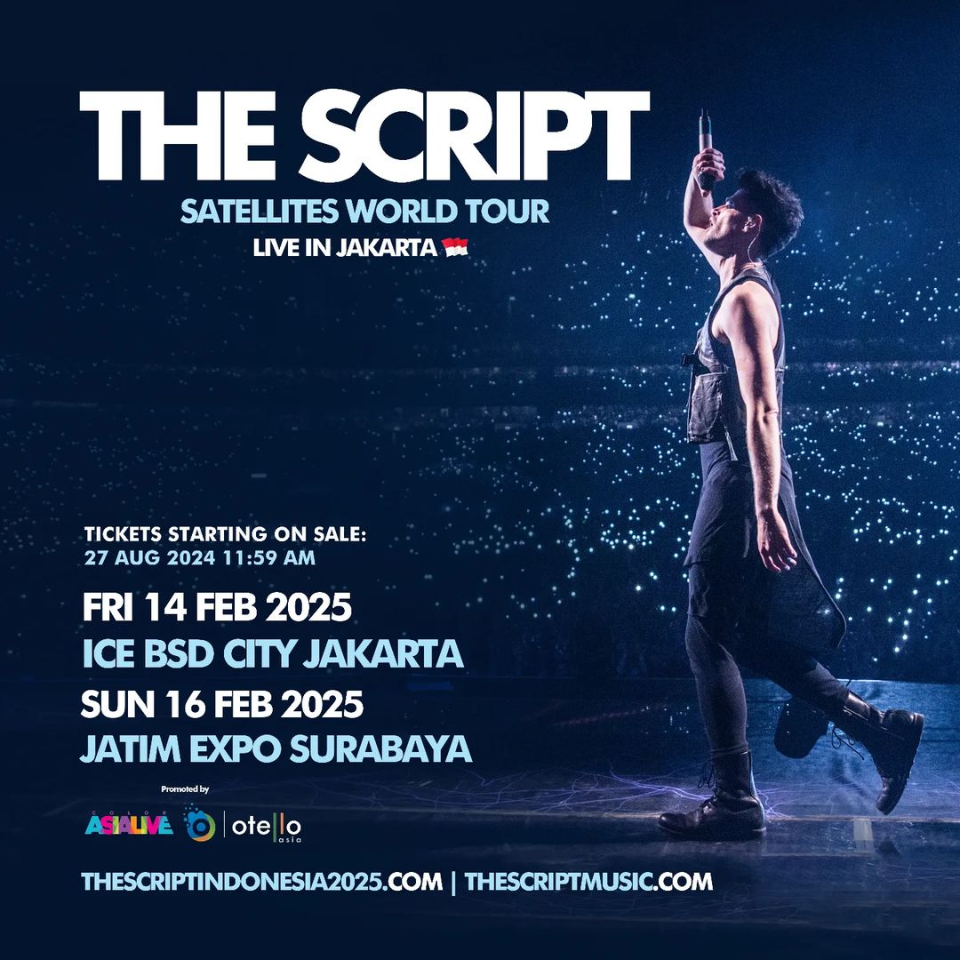 The Script Satellites World Tour in Indonesia 2025 Concert