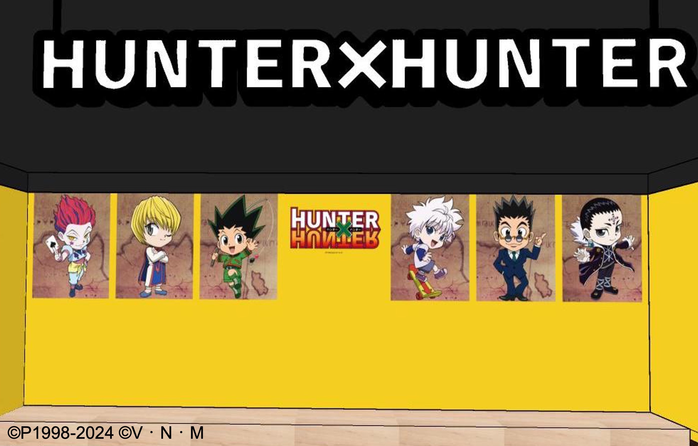 《HUNTER×HUNTER獵人》輕食店打卡點 - Q版角色牆