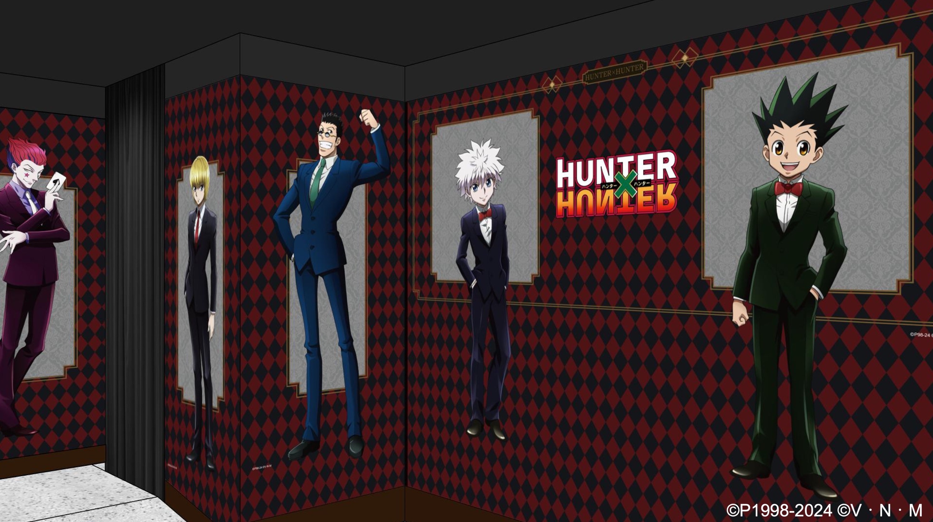 《HUNTER×HUNTER獵人》輕食店打卡點 -拍賣會造型區