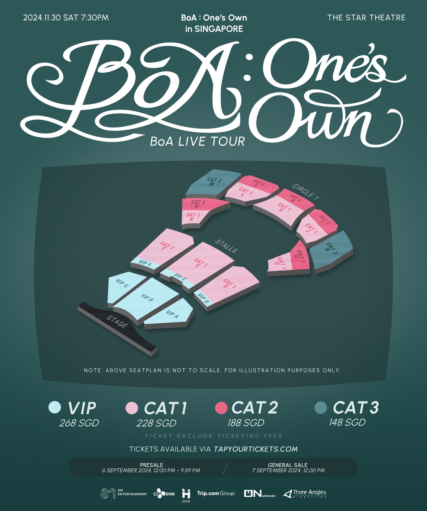 宝儿BoA演唱会2024新加坡站｜BoA LIVE TOUR – BoA : One's Own