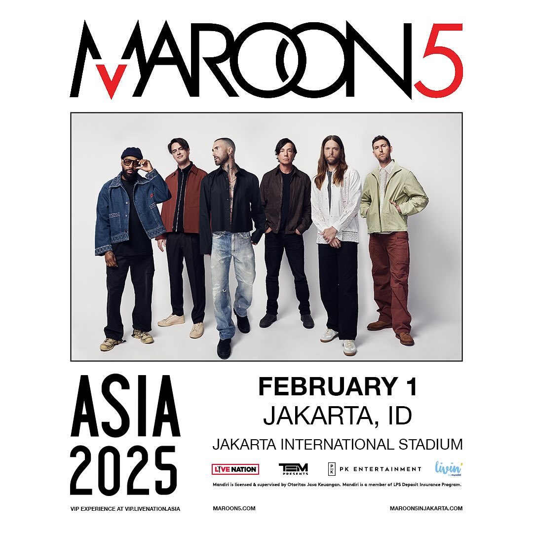Maroon 5 in Asia 2025 - Jakarta
