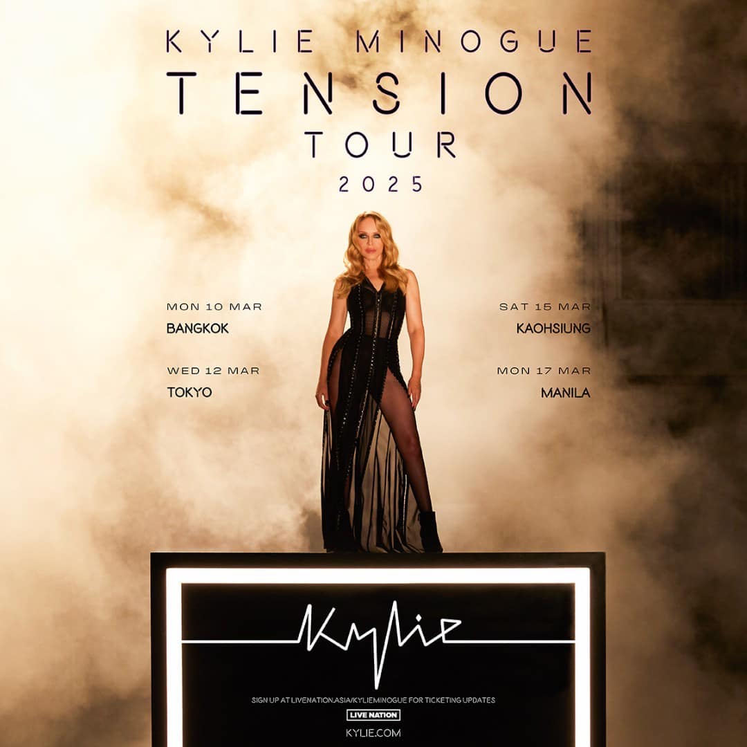 Kylie Minogue Tension Tour 2025 in Kaohsiung