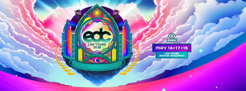 The highly anticipated EDC Las Vegas 2025 will take place in Las Vegas on 16-18 May 2025 at Las Vegas Motor Speedway