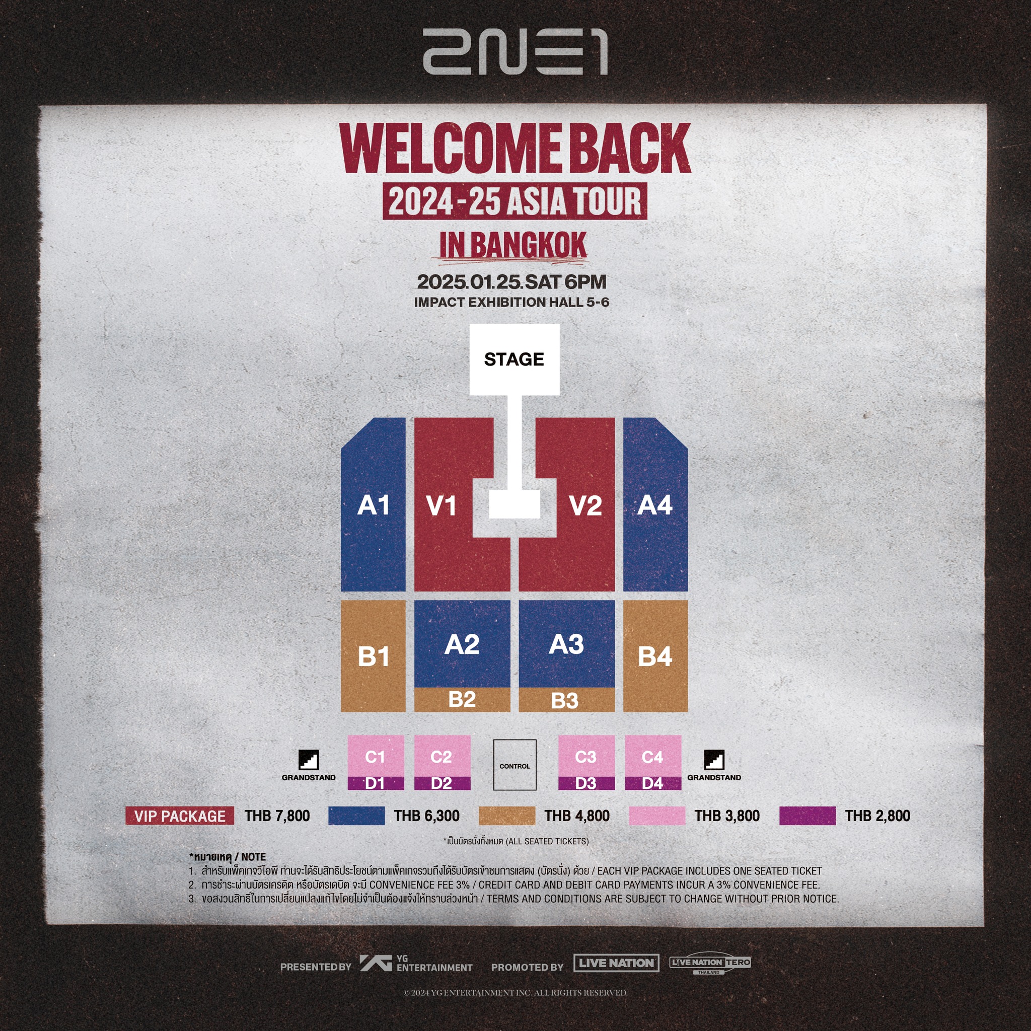 2025 2NE1 ASIA TOUR [WELCOME BACK] IN BANGKOK | Concert