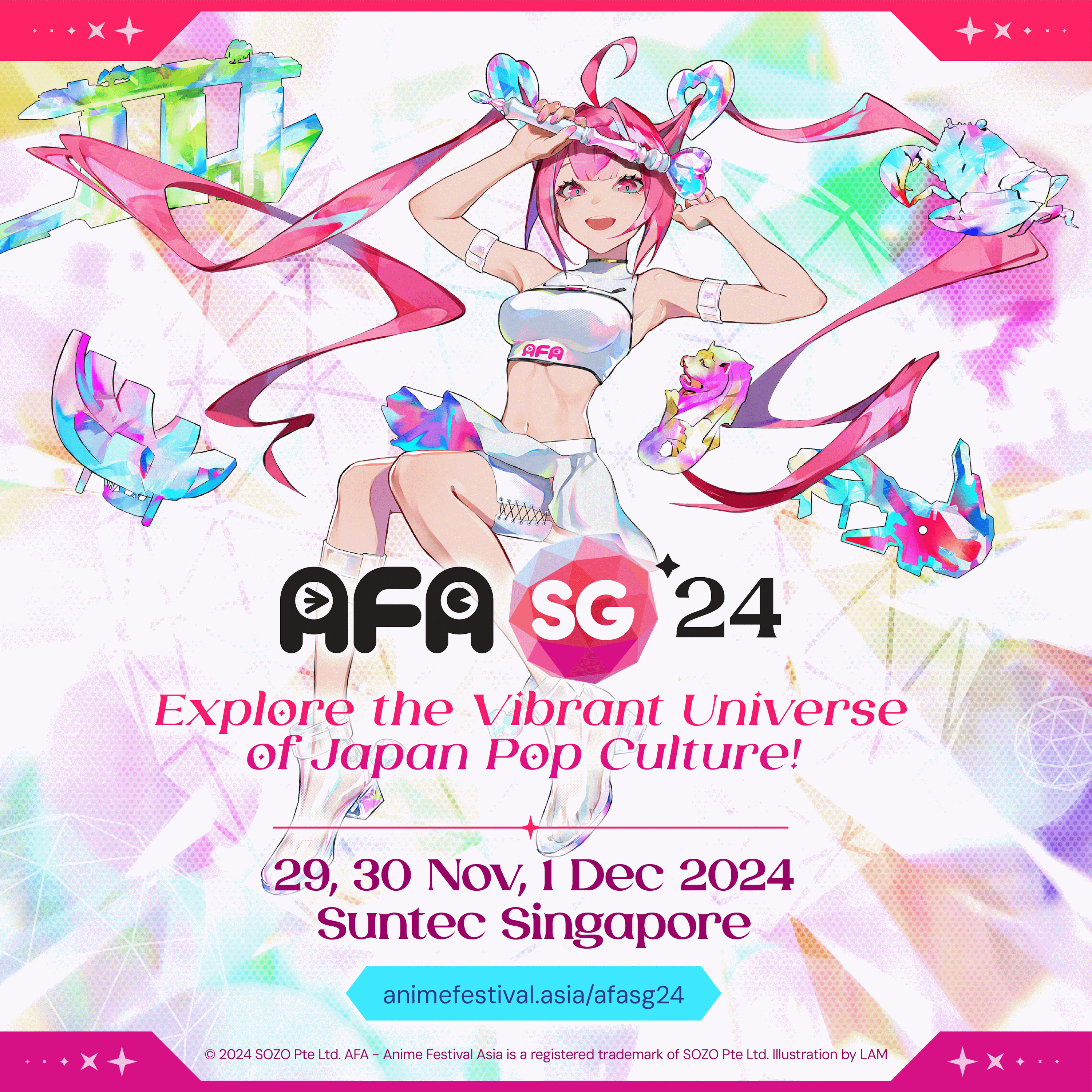 Step into a vibrant universe of Anime, Cosplay, Gaming and more at Anime Festival Asia Singapore 2024!