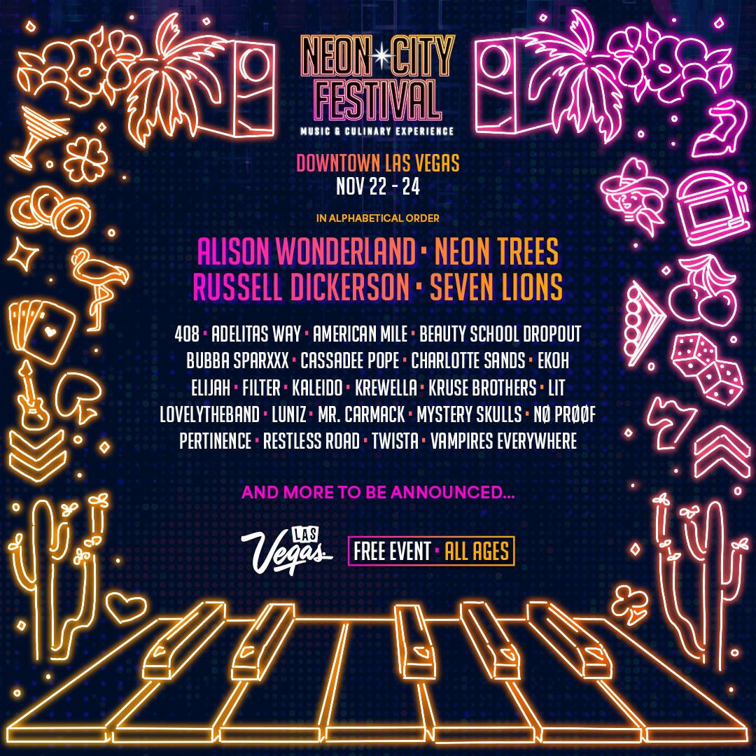Neon City Festival 2024 Las Vegas line up