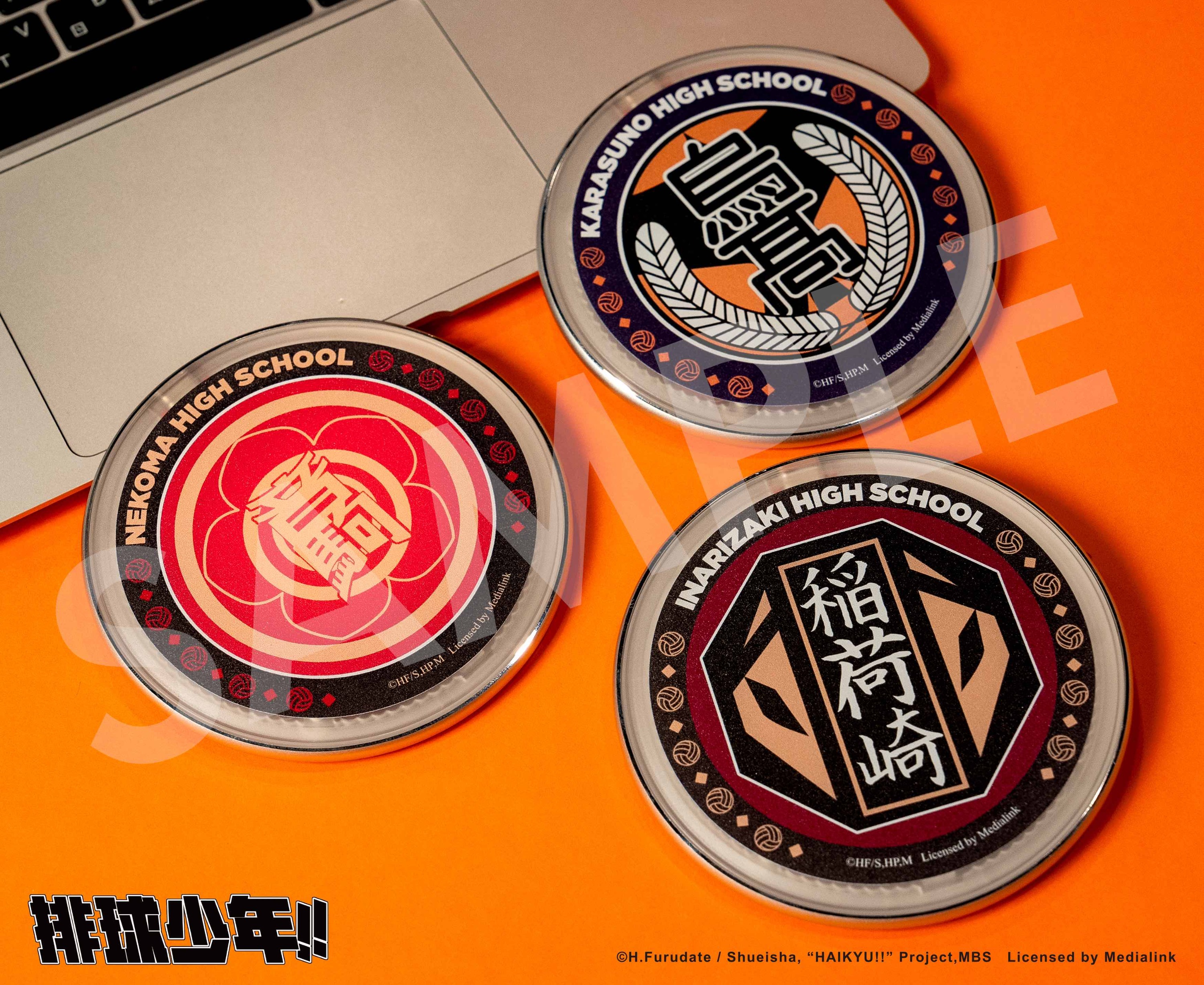 《排球少年!!》高雄快閃店周邊商品-無線充電盤