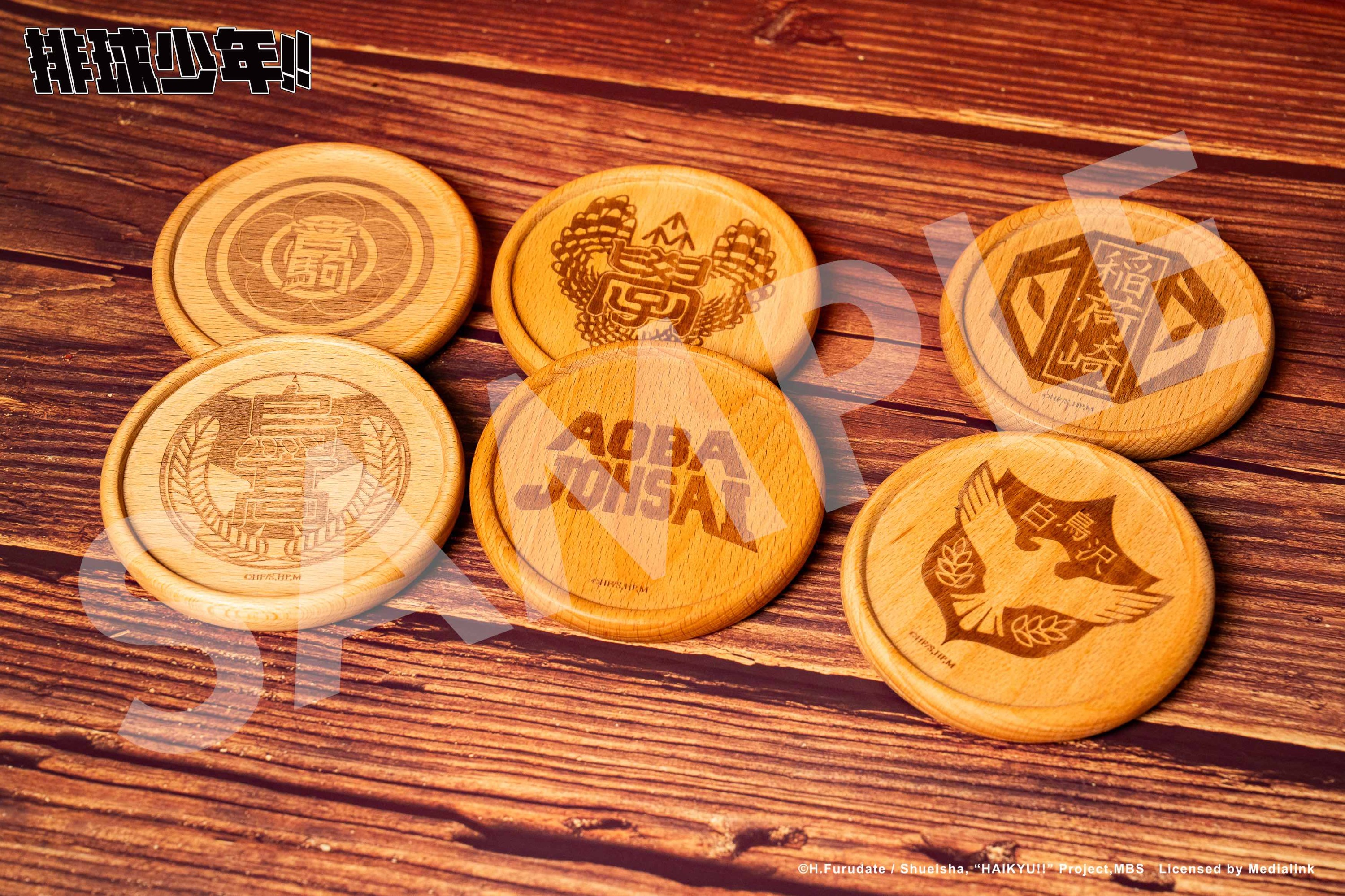 《排球少年!!》高雄快閃店周邊商品-木杯墊